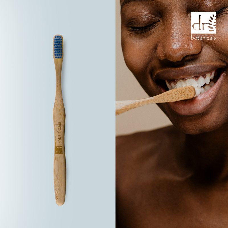Bamboo Toothbrush Blue - skinChemists