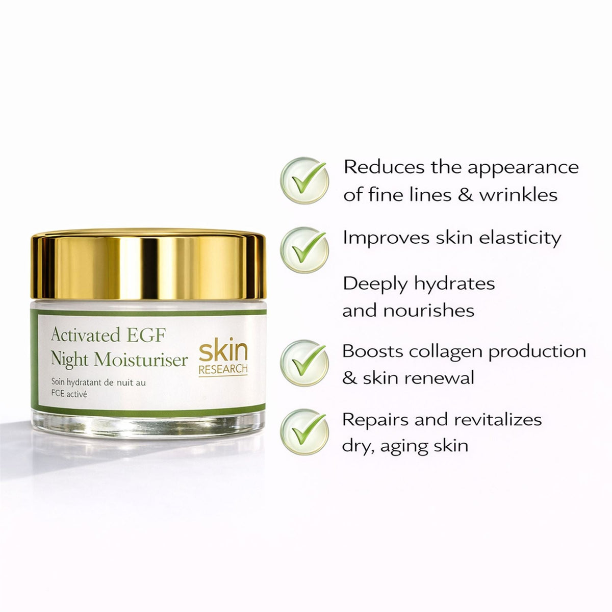 Activated EGF Night Moisturiser 50ml - skinChemists