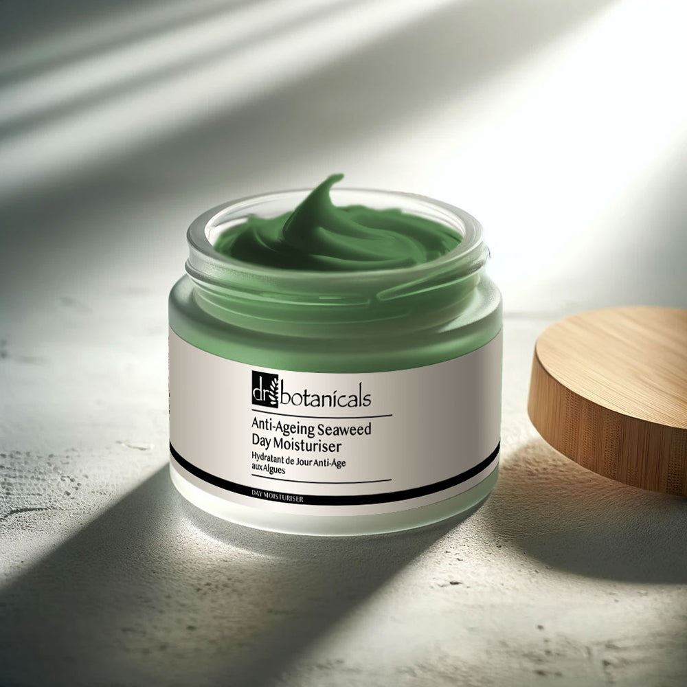 12-Hour Overnight Green Tea Night Moisturiser Seaweed Face Moisturiser Vitamin C Anti-Ageing Facial Serum - skinChemists