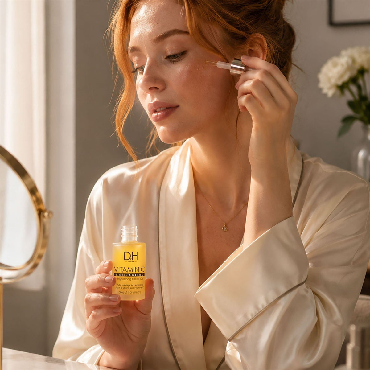 Aceite facial iluminador con vitamina C 30ml