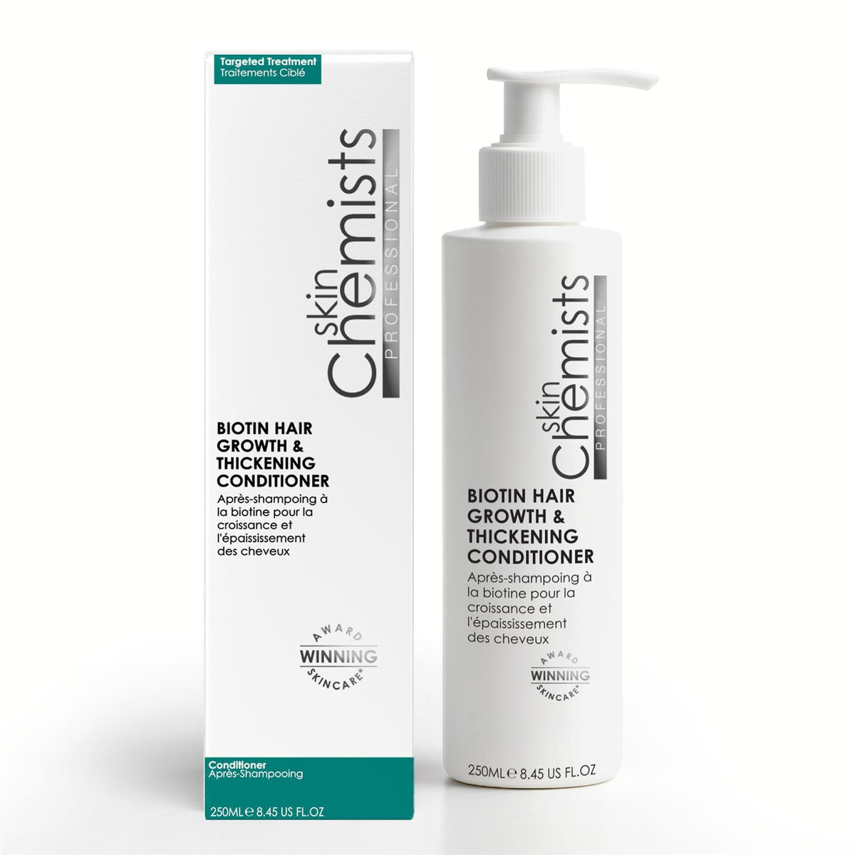 Acondicionador de biotina para el crecimiento y el engrosamiento del cabello 250ml