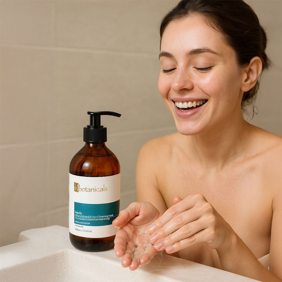 Gingerlily Antibacterial Hand & Face Cleansing Wash 500ml - skinChemists