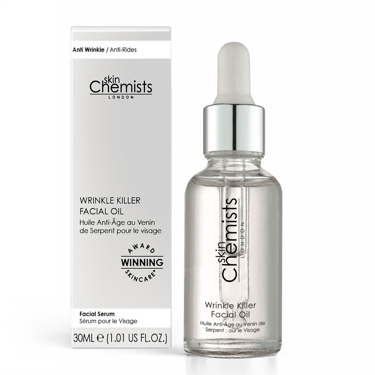 Wrinkle Killer Facial Oil 30ml - skinChemists