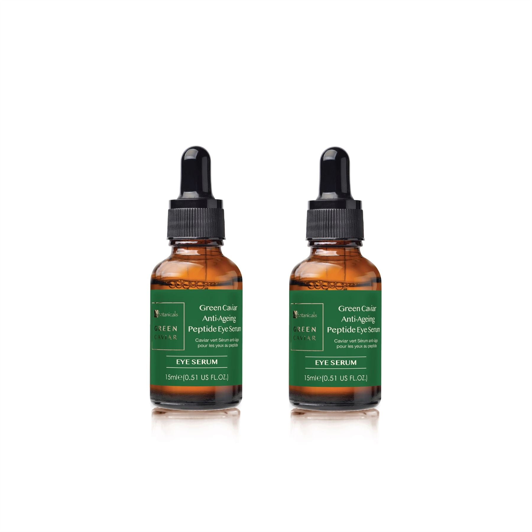 Green Caviar Anti-Ageing Peptide Eye Serum 15ml Twin Value Savings Pack