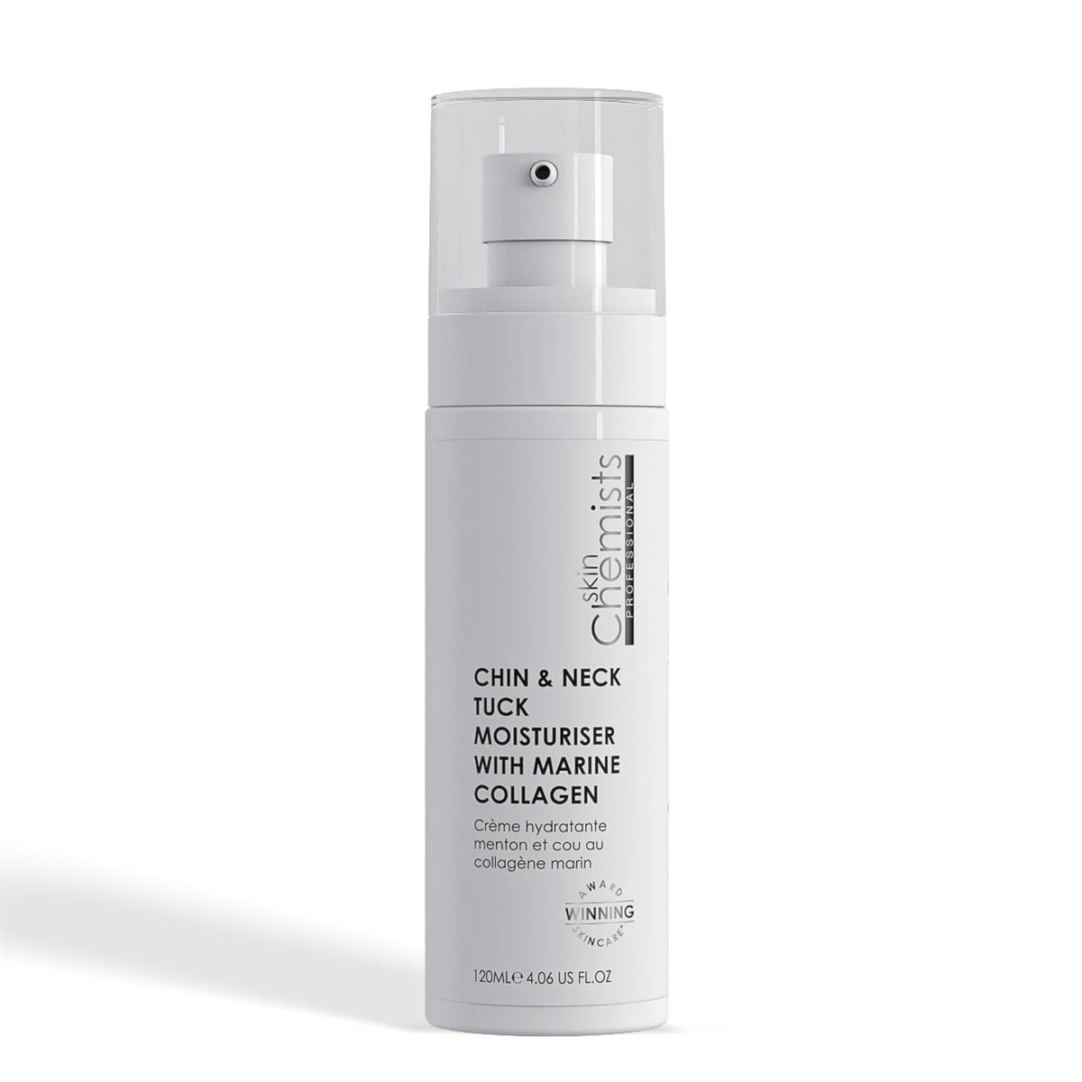 Hydratant raffermissant au collagène marin pour le menton et le cou 120ml