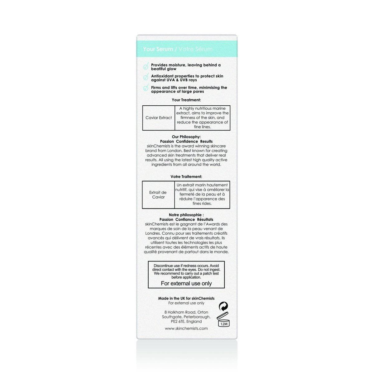 Pure Caviar 5% Biphase Serum 30ml - skinChemists