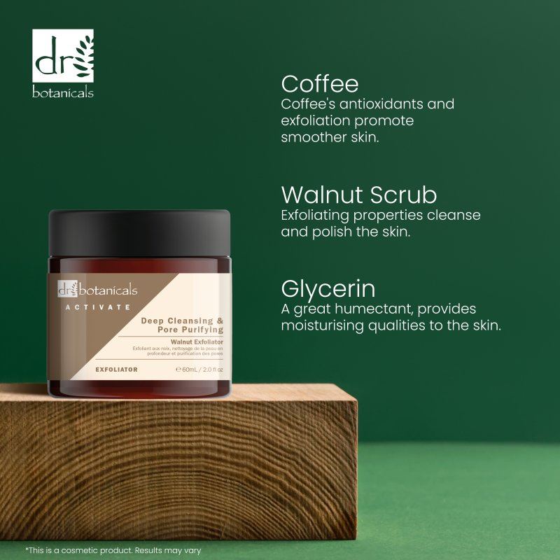 Activate Deep Cleansing And Pore Purifying Walnut Exfoliator 60ml - skinChemists