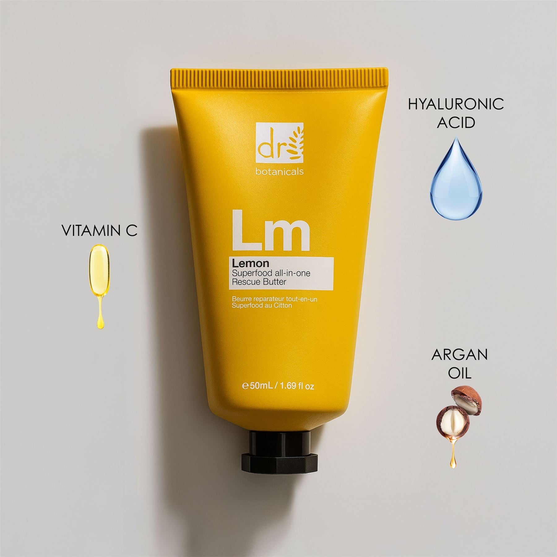 Beurre réparateur tout-en-un au citron et superaliment 50 ml
