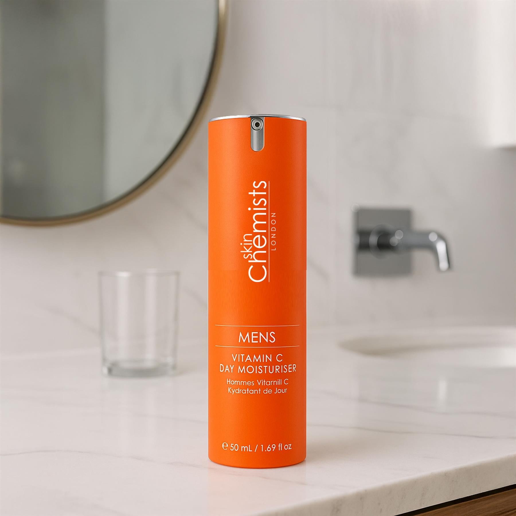 Hidratante facial de día con vitamina C para hombre 50ml