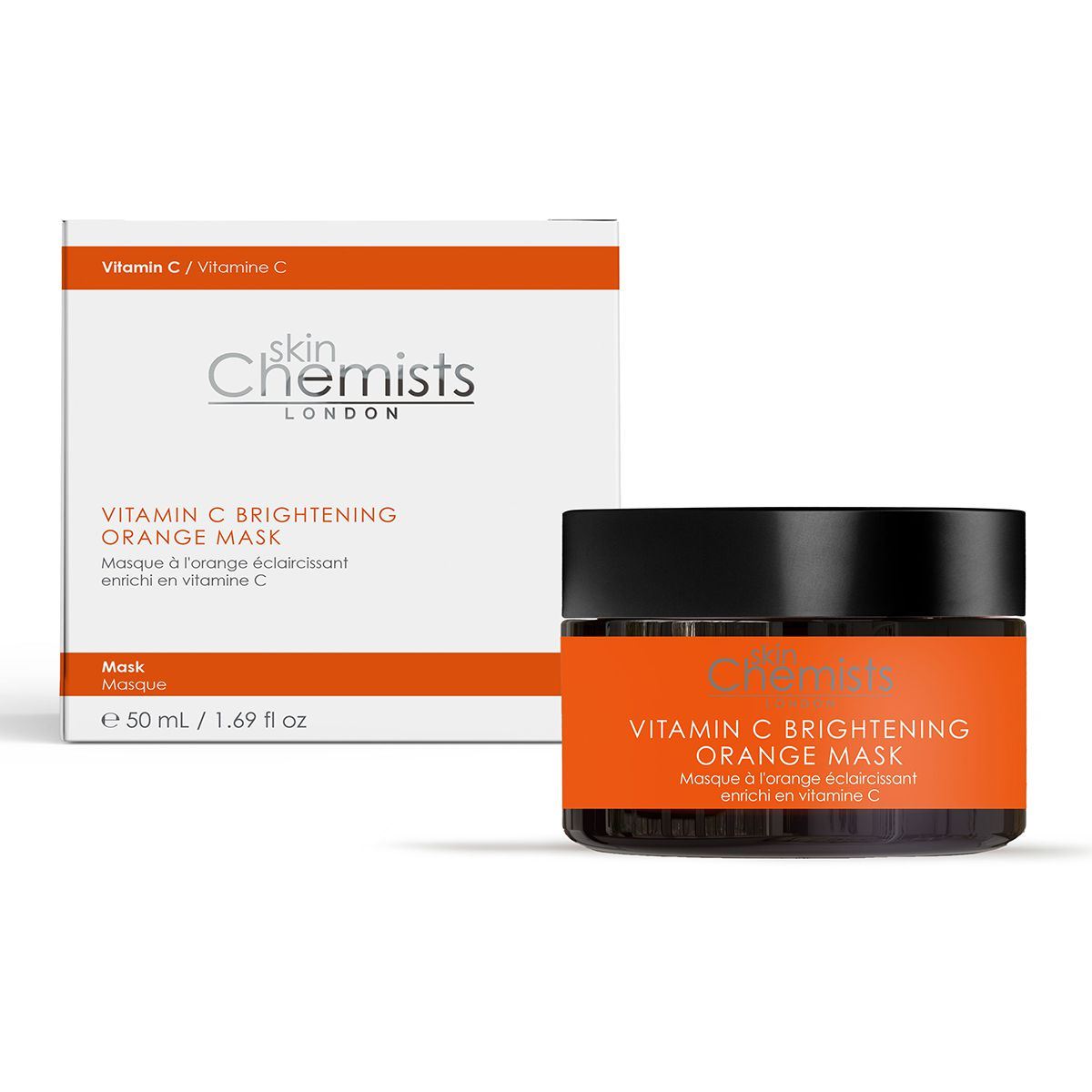 Vitamin C Aufhellende Orangenmaske 50 ml Doppelpackung