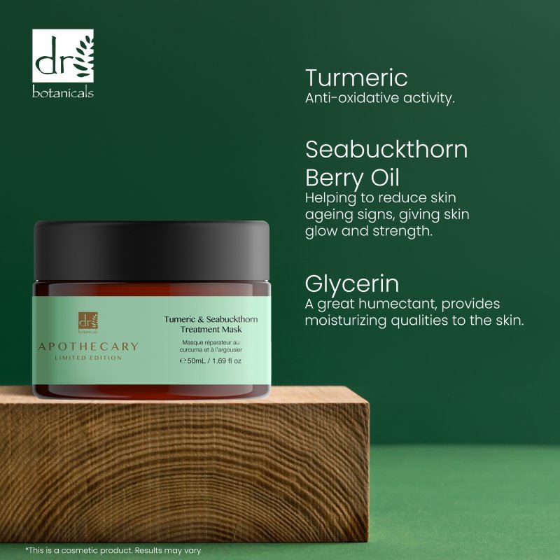 Tumeric & Seabuckthorn Treatment Mask 50ml - skinChemists