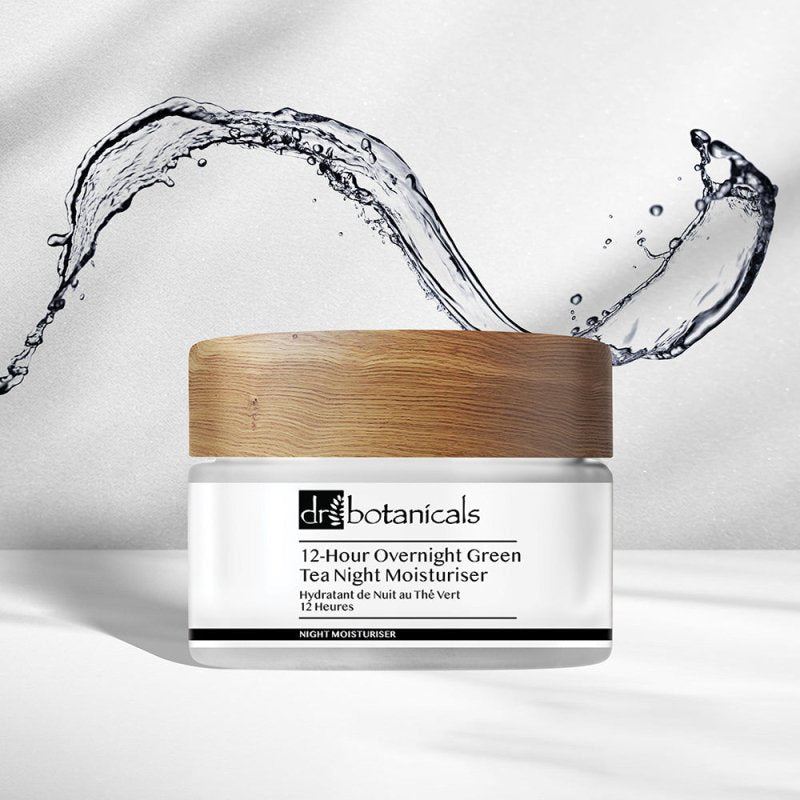 Crème de nuit hydratante au thé vert 12 heures 50 ml
