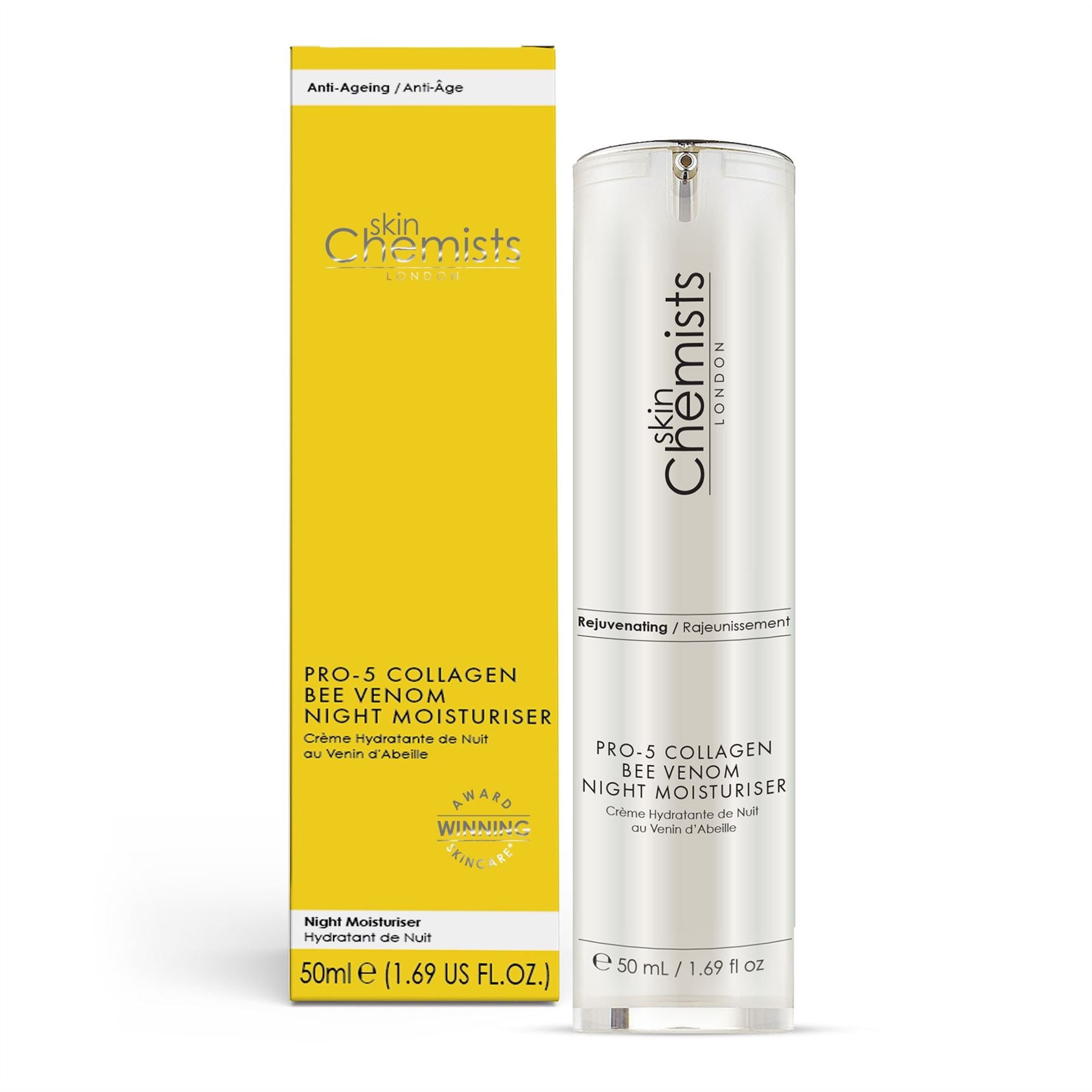 Anti-Ageing Pro-5 Collagen Bee Venom Night Moisturiser 50ml