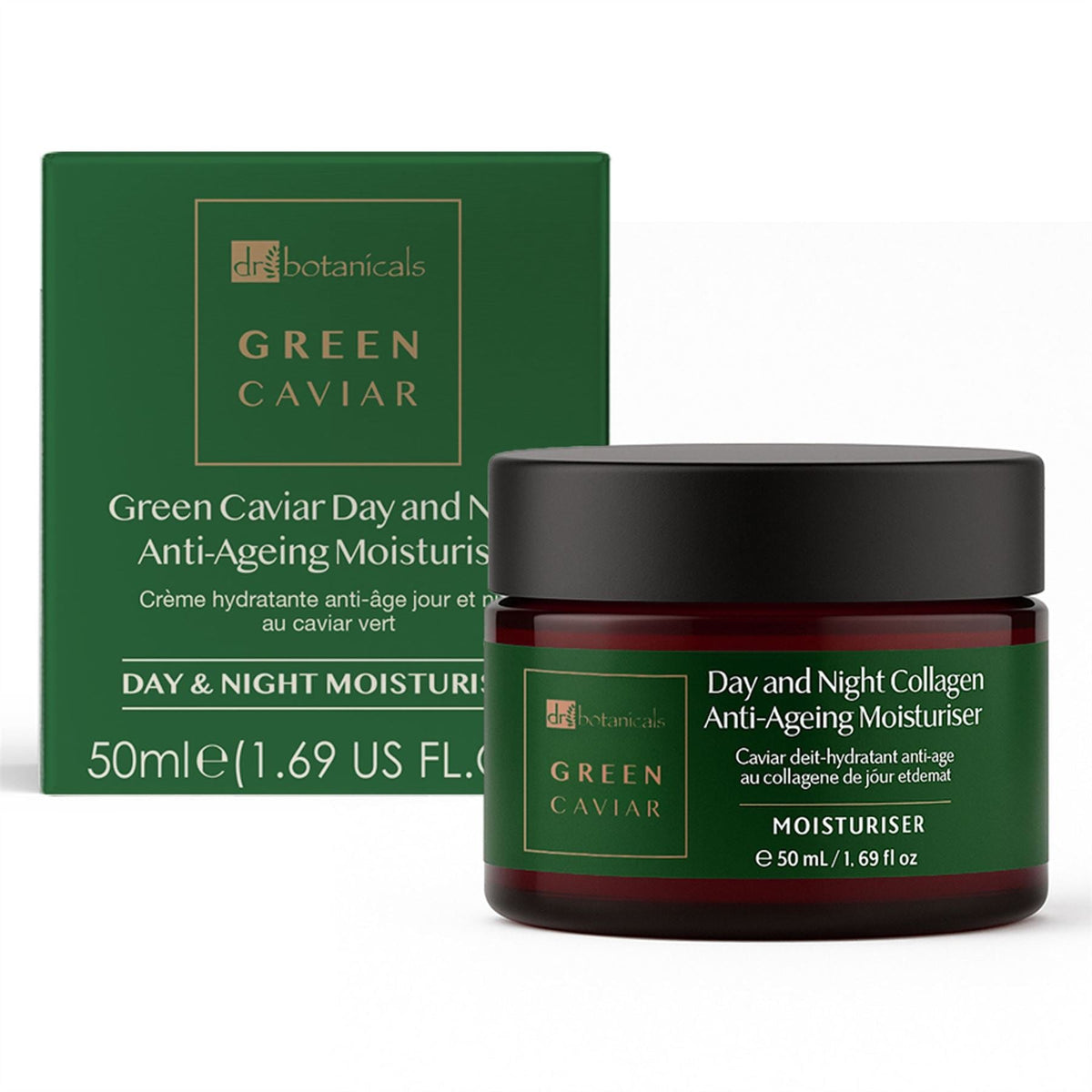 Green Caviar Day & Night Collagen Anti-Ageing Moisturiser 50ml - skinChemists