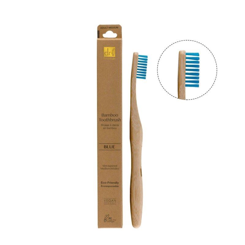 Bamboo Toothbrush Blue - skinChemists