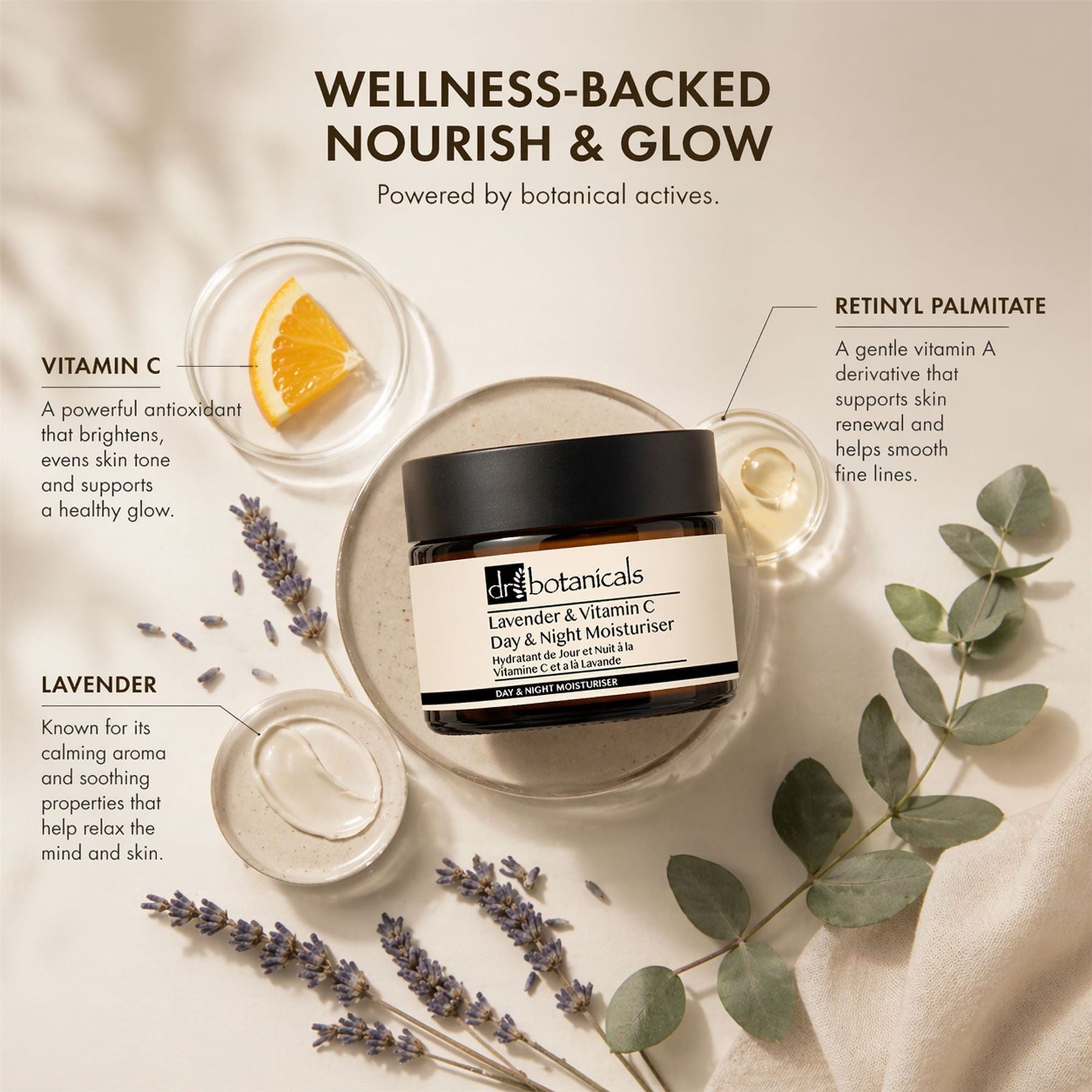 Lavendel & Vitamin C Tages- & Nachtcreme 50 ml