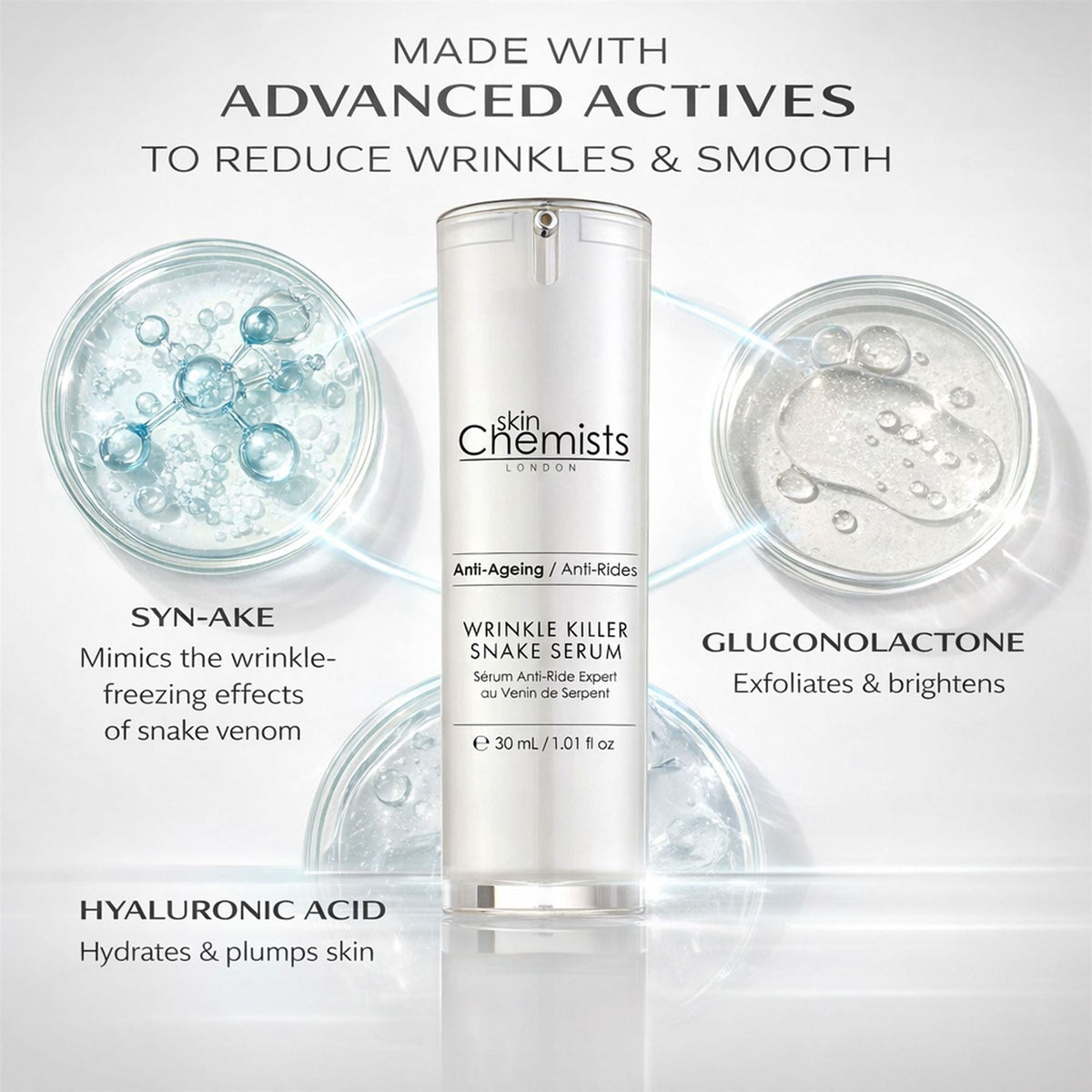 Wrinkle Killer Snake Serum 30ml - skinChemists