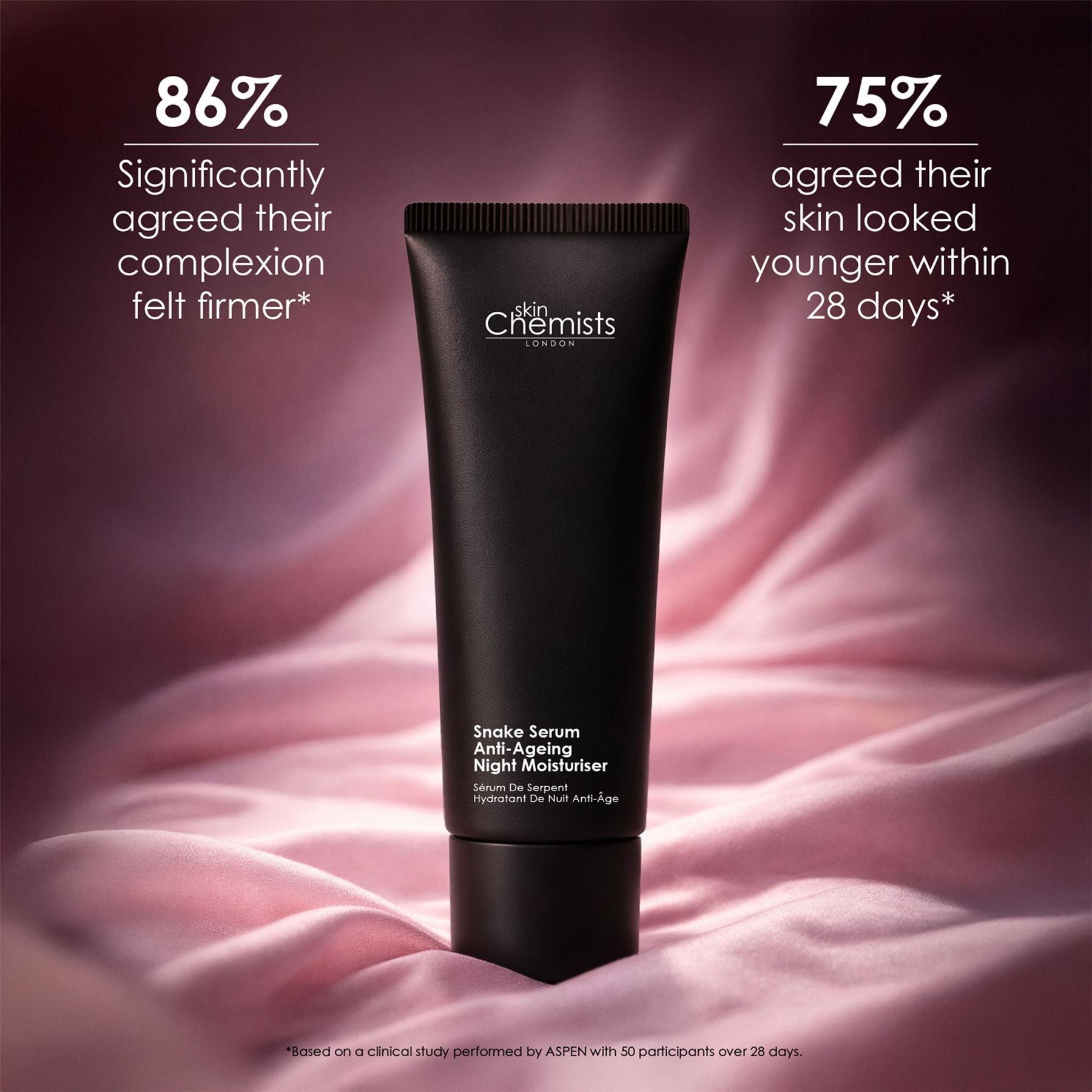 SkinChemists Soin de nuit anti-âge au venin de serpent 50 ml