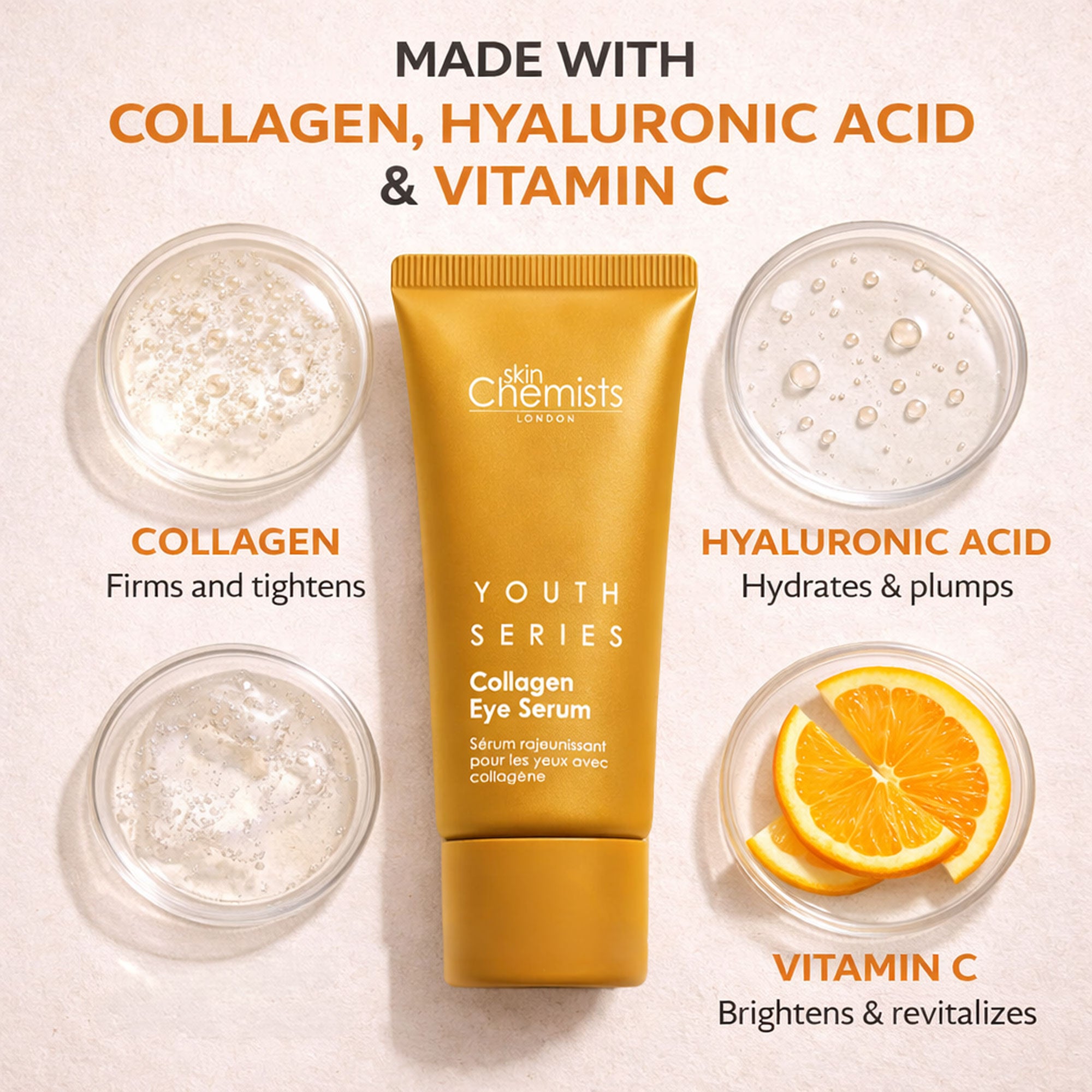 skinChemists Collagen Boost Augenserum 15ml