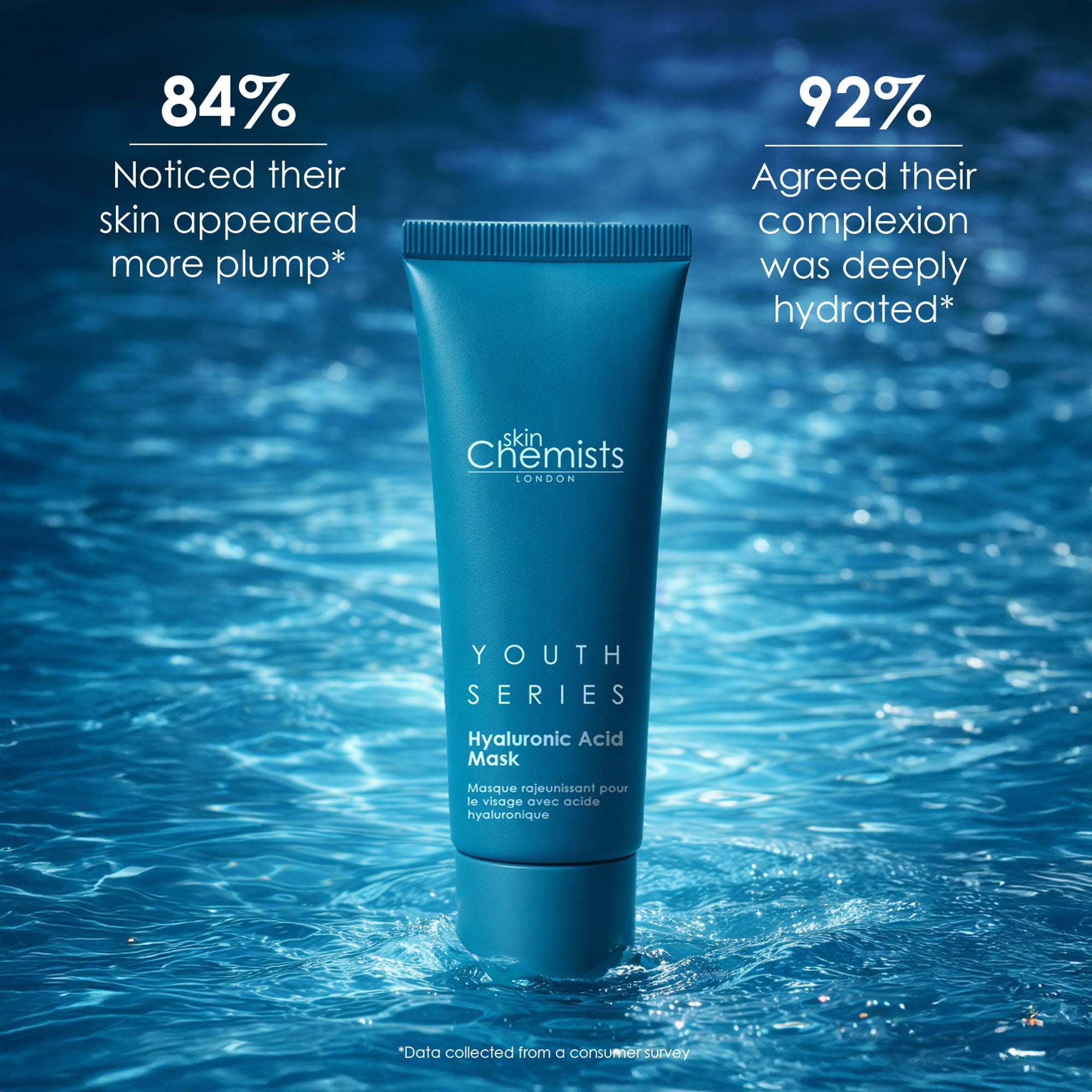 skinChemists 1% Hyaluronsäure-Maske 50ml