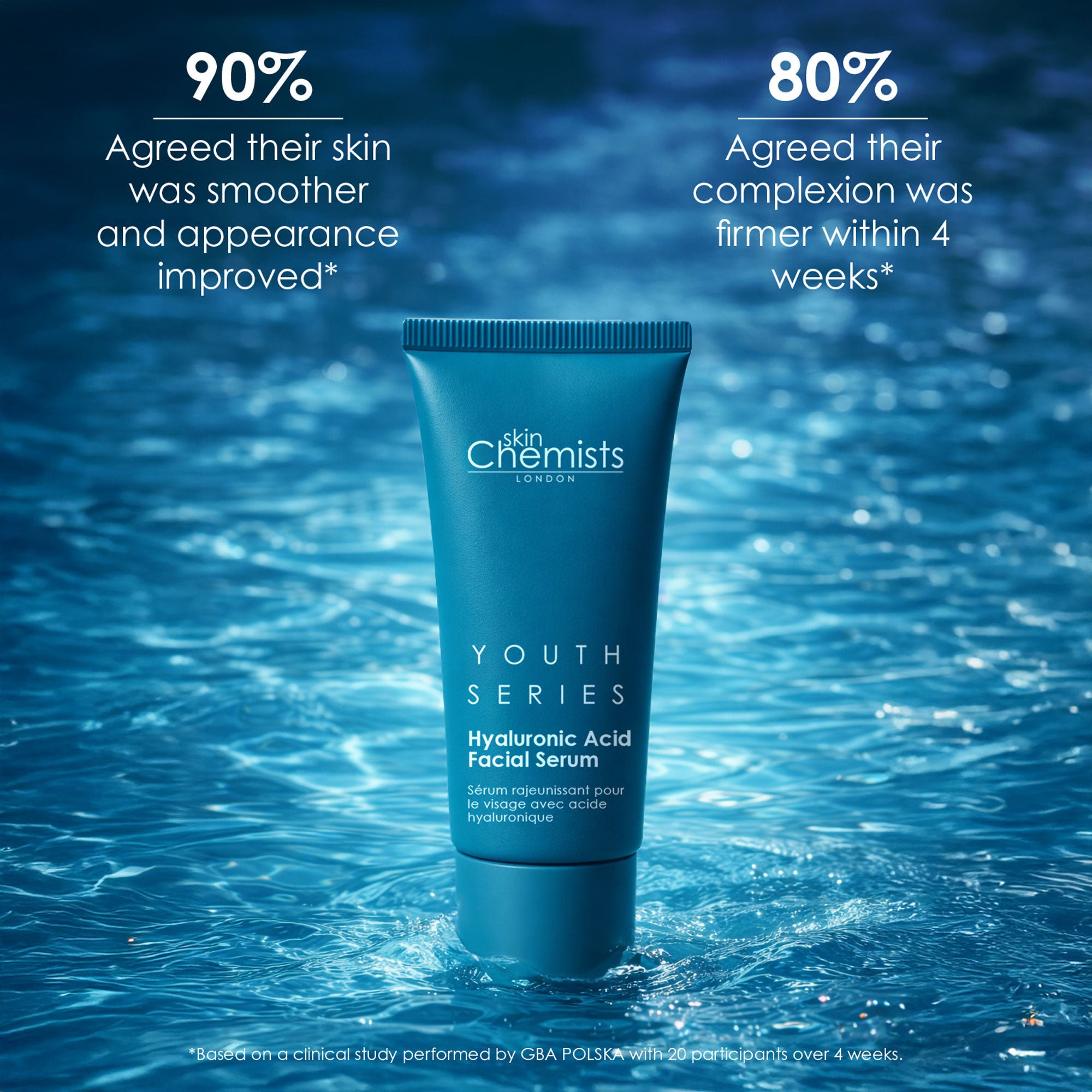 skinChemists Hyaluronsäure-Gesichtsserum 30 ml