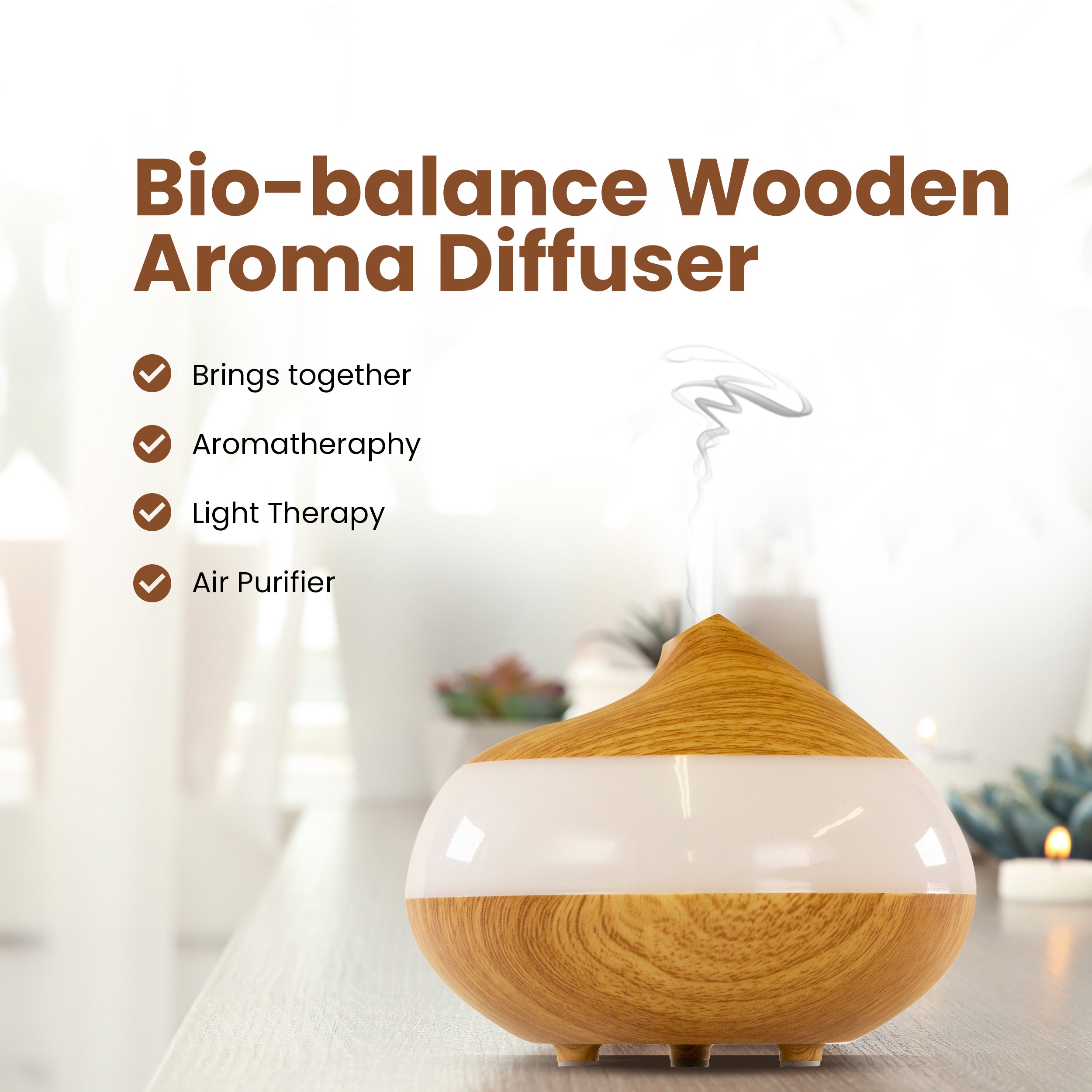 Deluxe Relaxation Ylang Ylang Diffuser Kit with Sandalwood & Bergamot Candle