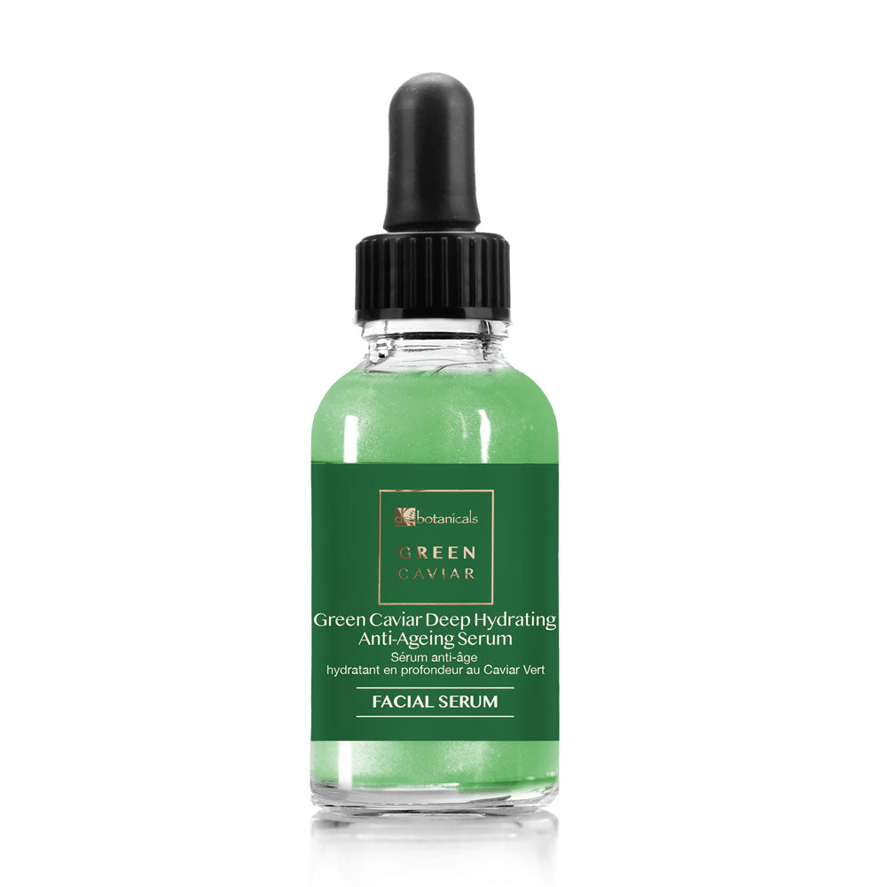 Sérum au caviar vert, crème de nuit et masque