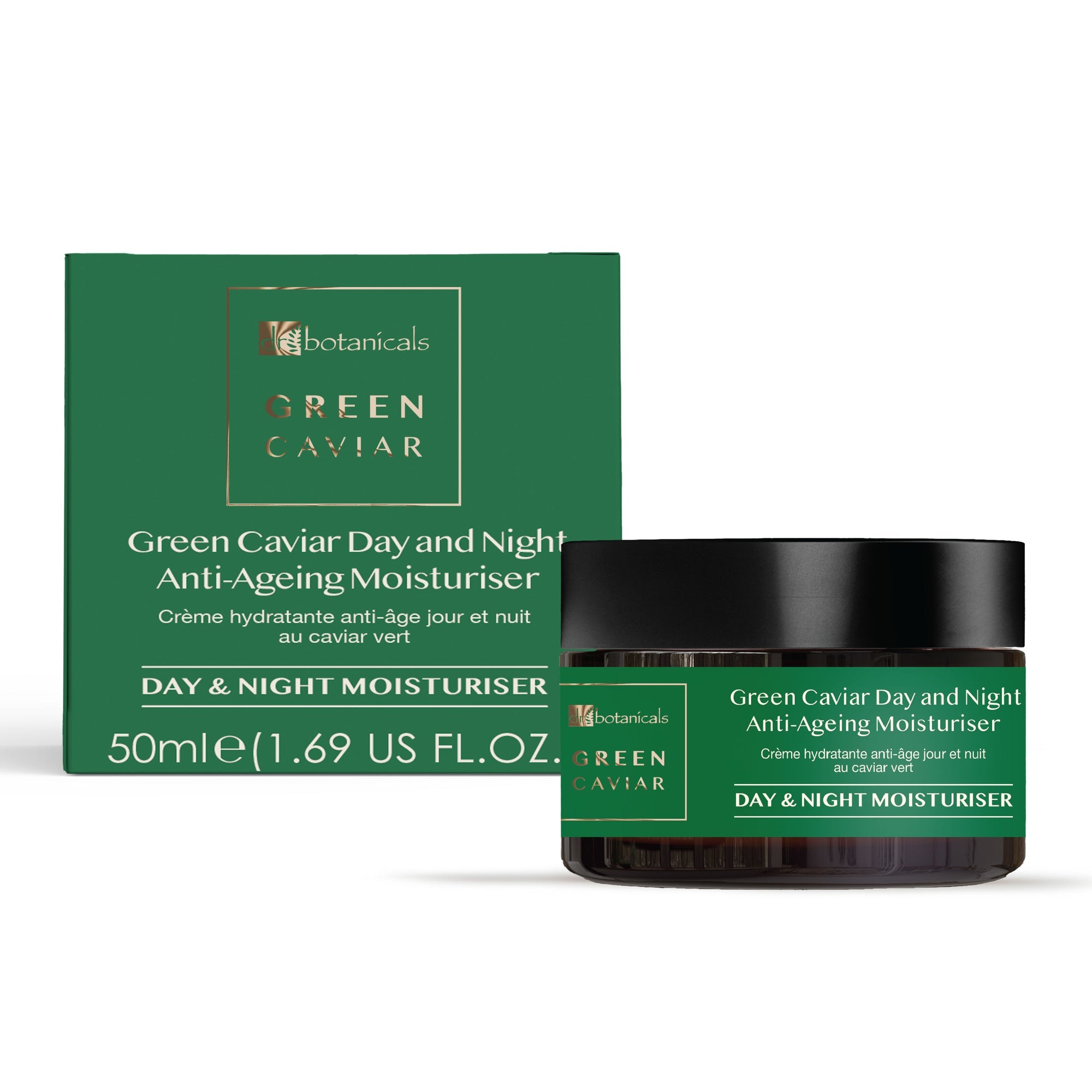 Green Caviar Day & Night Anti-Ageing Moisturiser 50ml x 2 Duo Pack