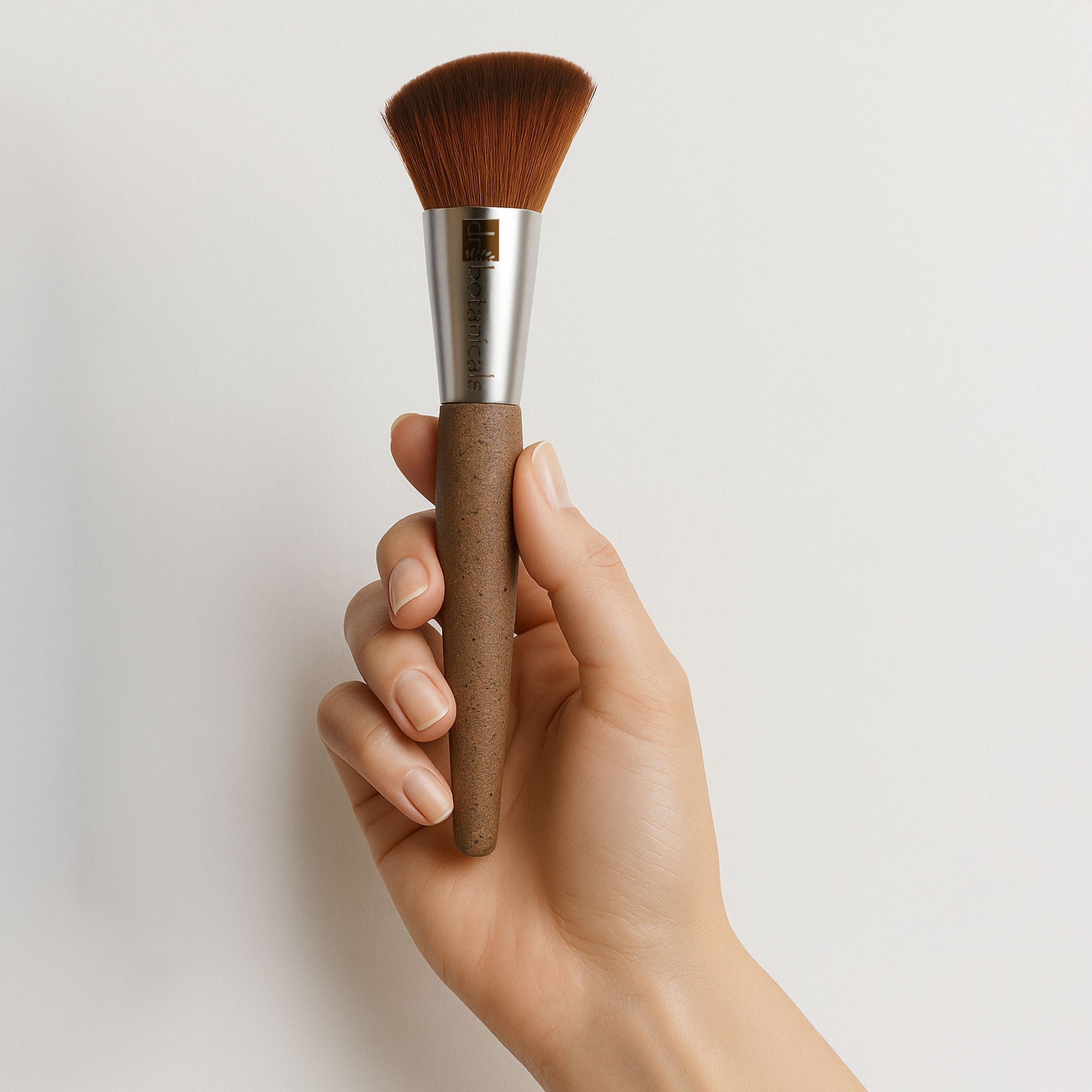 Coffee Ground Blush Brush