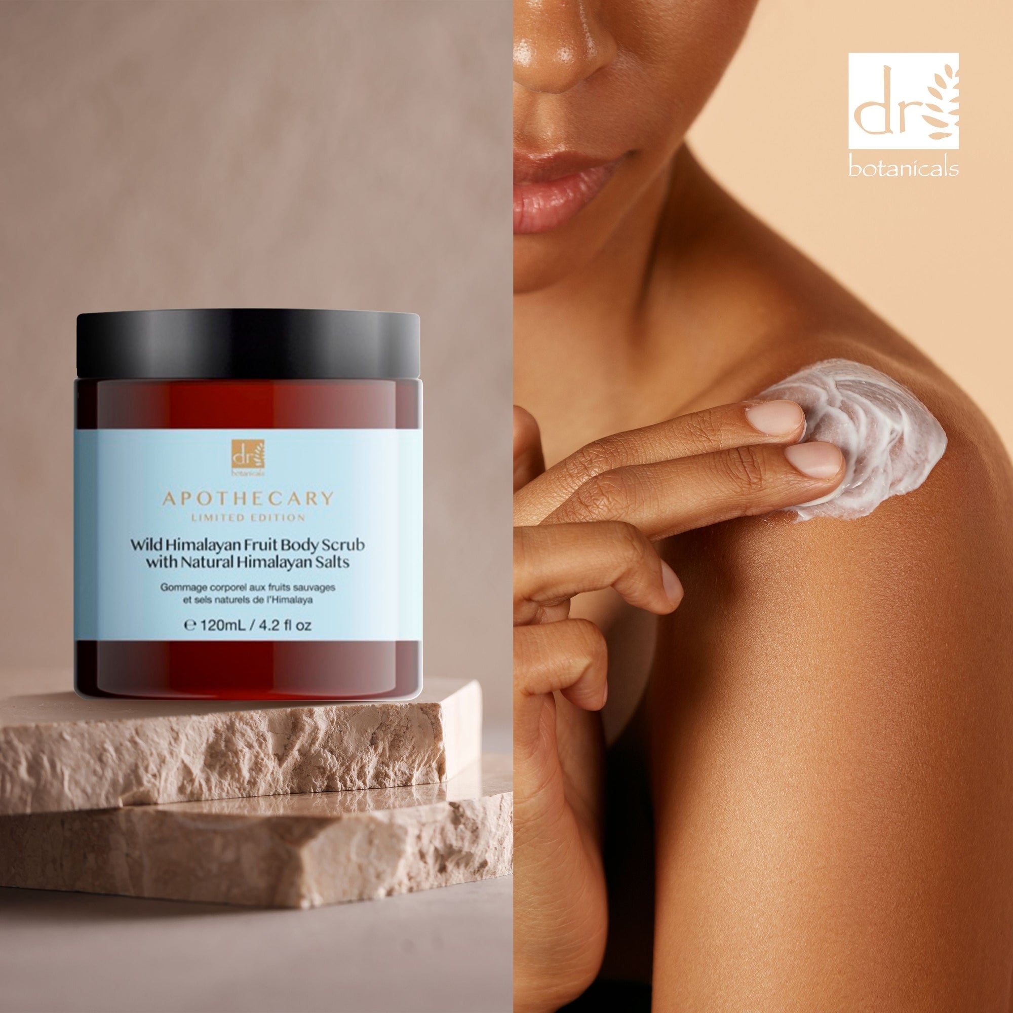 Wild Himalayan Fruit Body Scrub with Natural Himalayan Salts 120ml