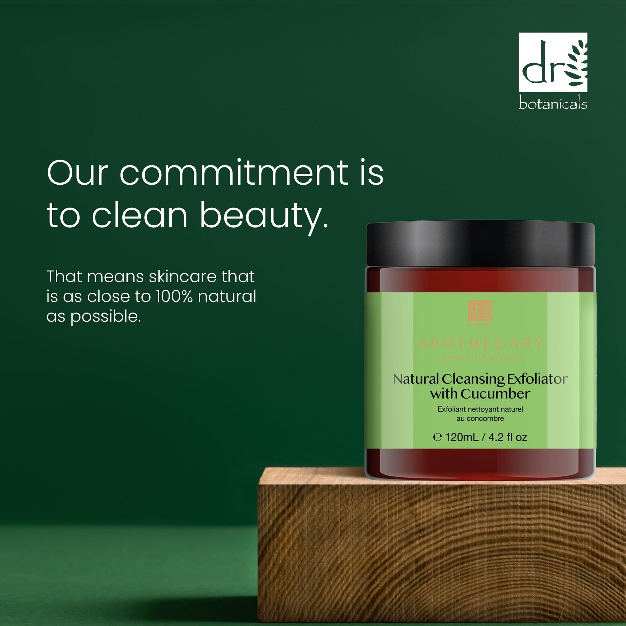 Natürliches Reinigungspeeling mit Gurke, 120 ml