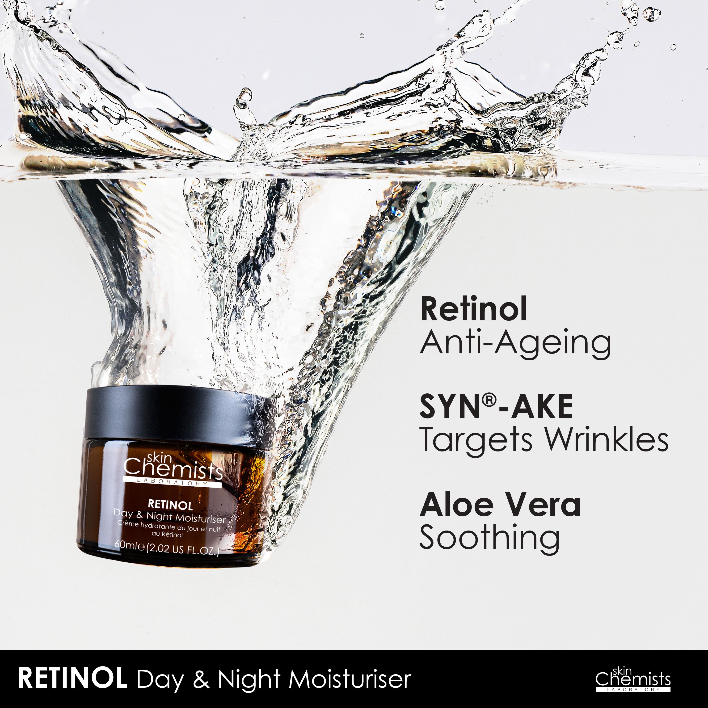 Anti-Ageing Retinol Moisturiser & Hyaluronic Acid Moisturiser