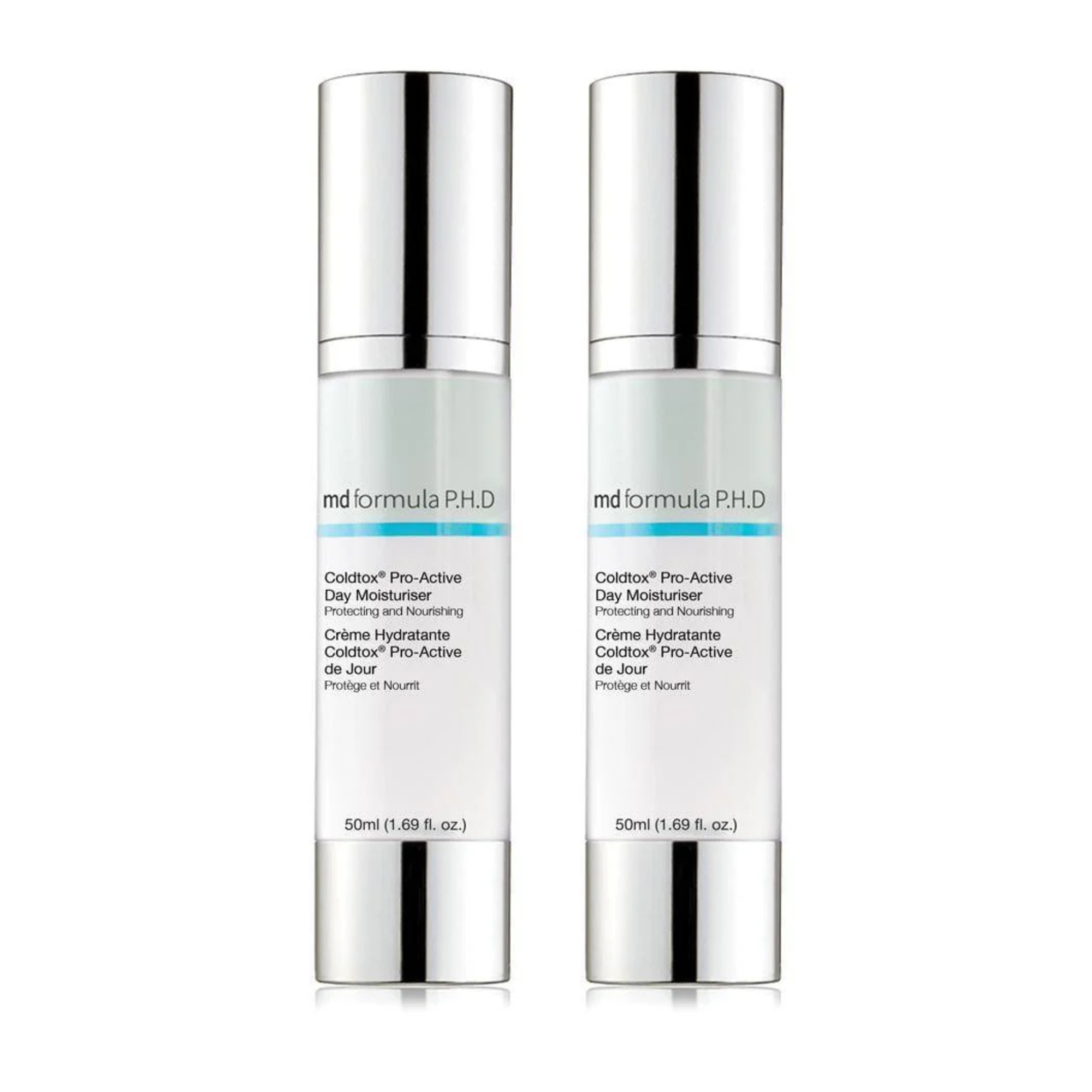 Anti-Ageing Coldtox Pro-Active Day Moisturiser 50ml Twin Value Savings Pack