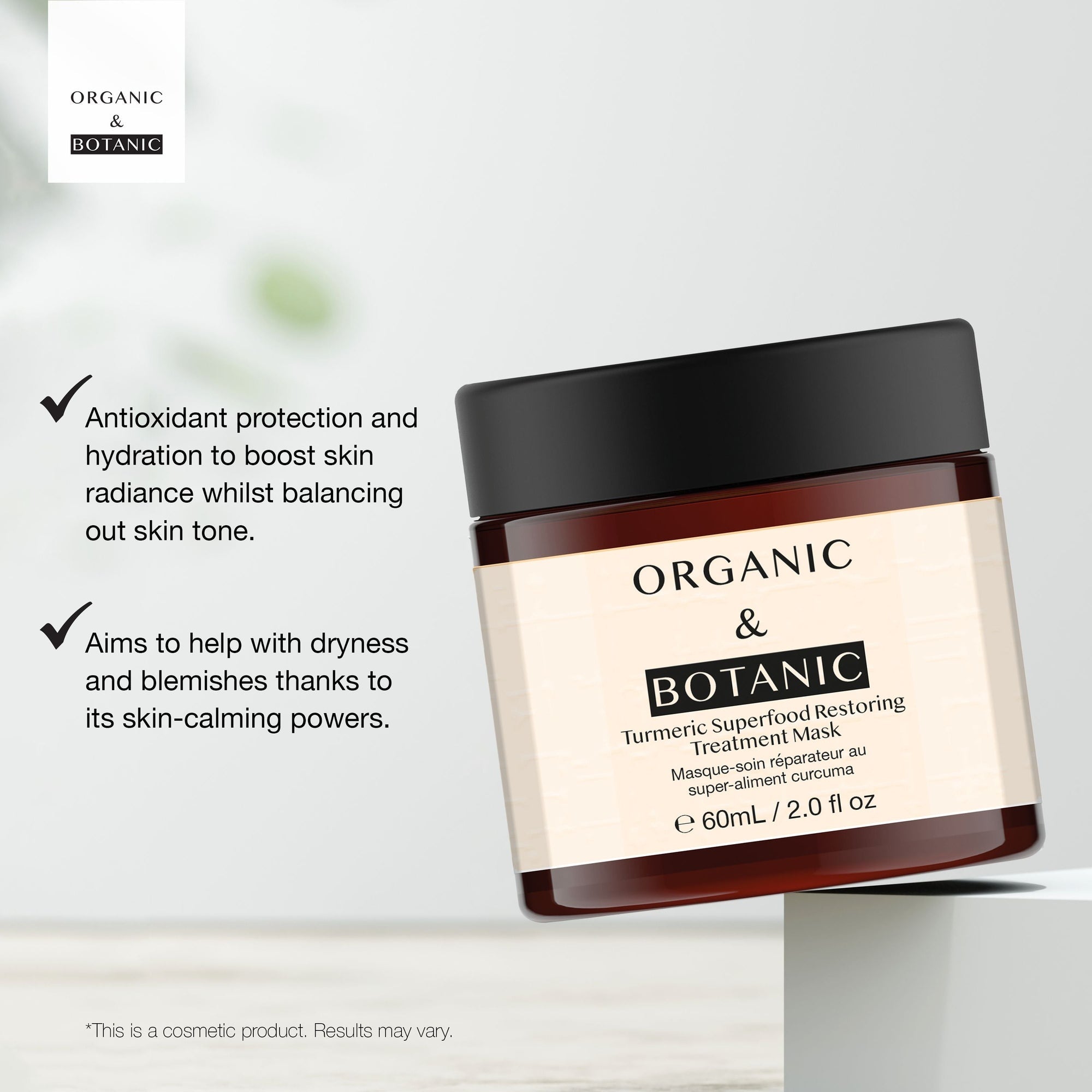 Advanced Turmeric Superfood Restoring Treatment Mask 60ml x 2 Duo Pack