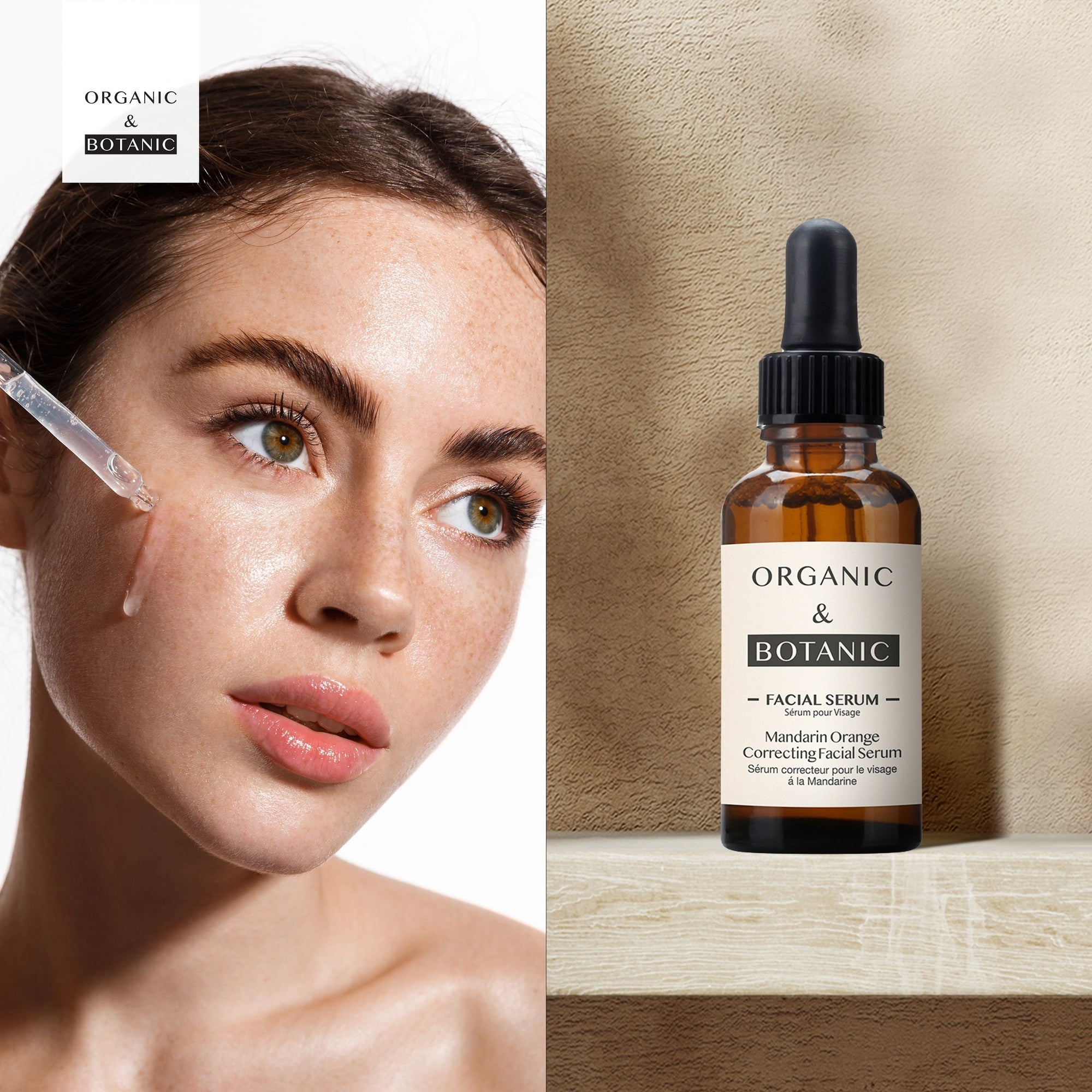 Sérum correcteur visage à l'orange mandarine 30 ml