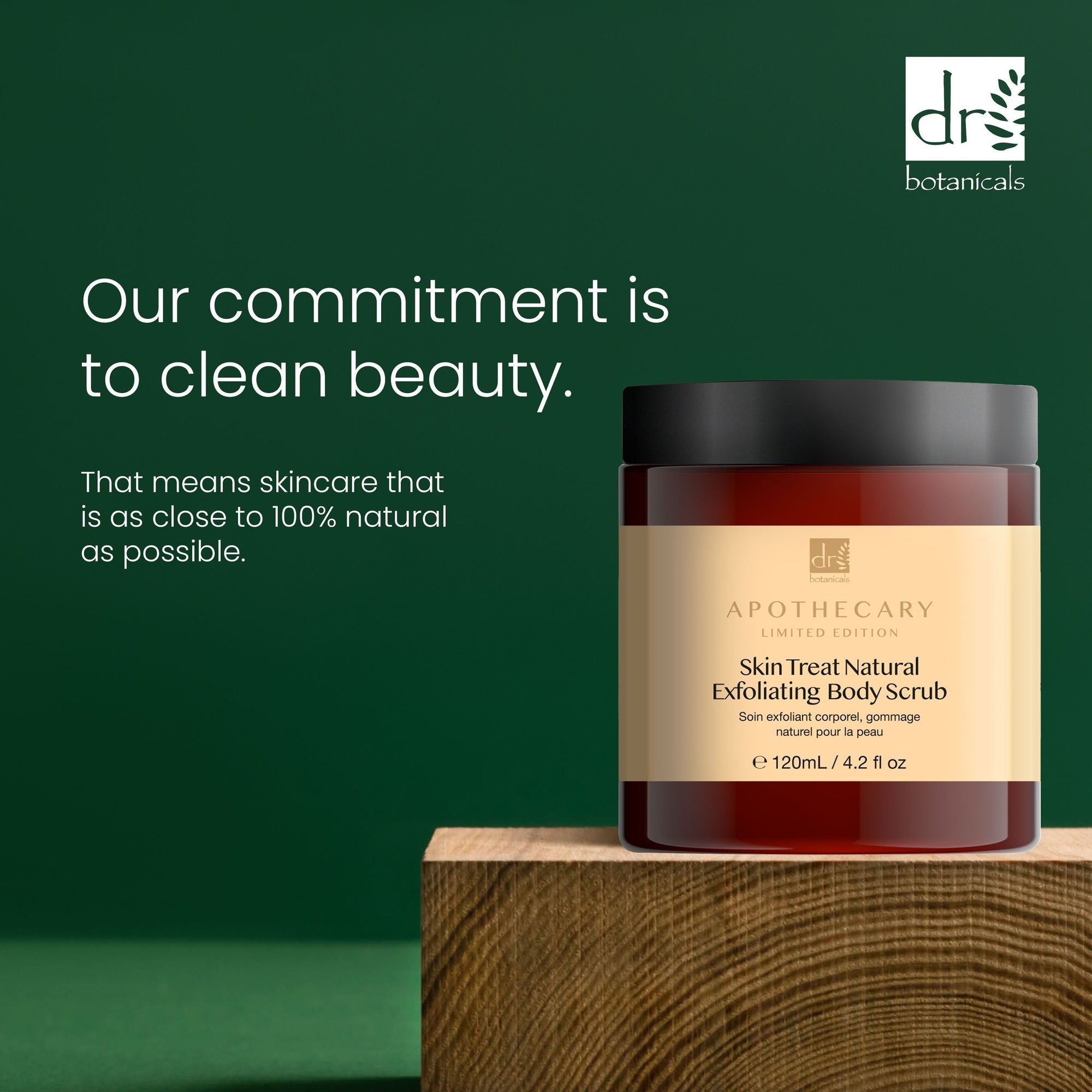 Skin Treat Natural Exfoliating Body Scrub 120ml Twin Value Savings Pack