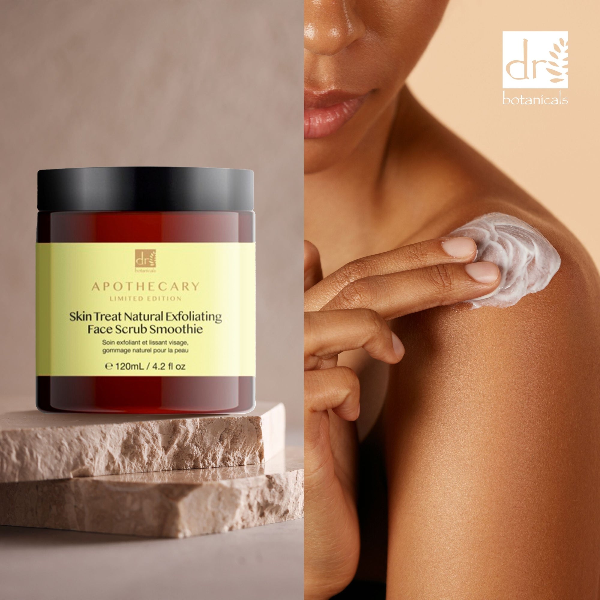 Skin Treat Natural Exfoliating Face Scrub Smoothie 120ml Twin Value Savings Pack