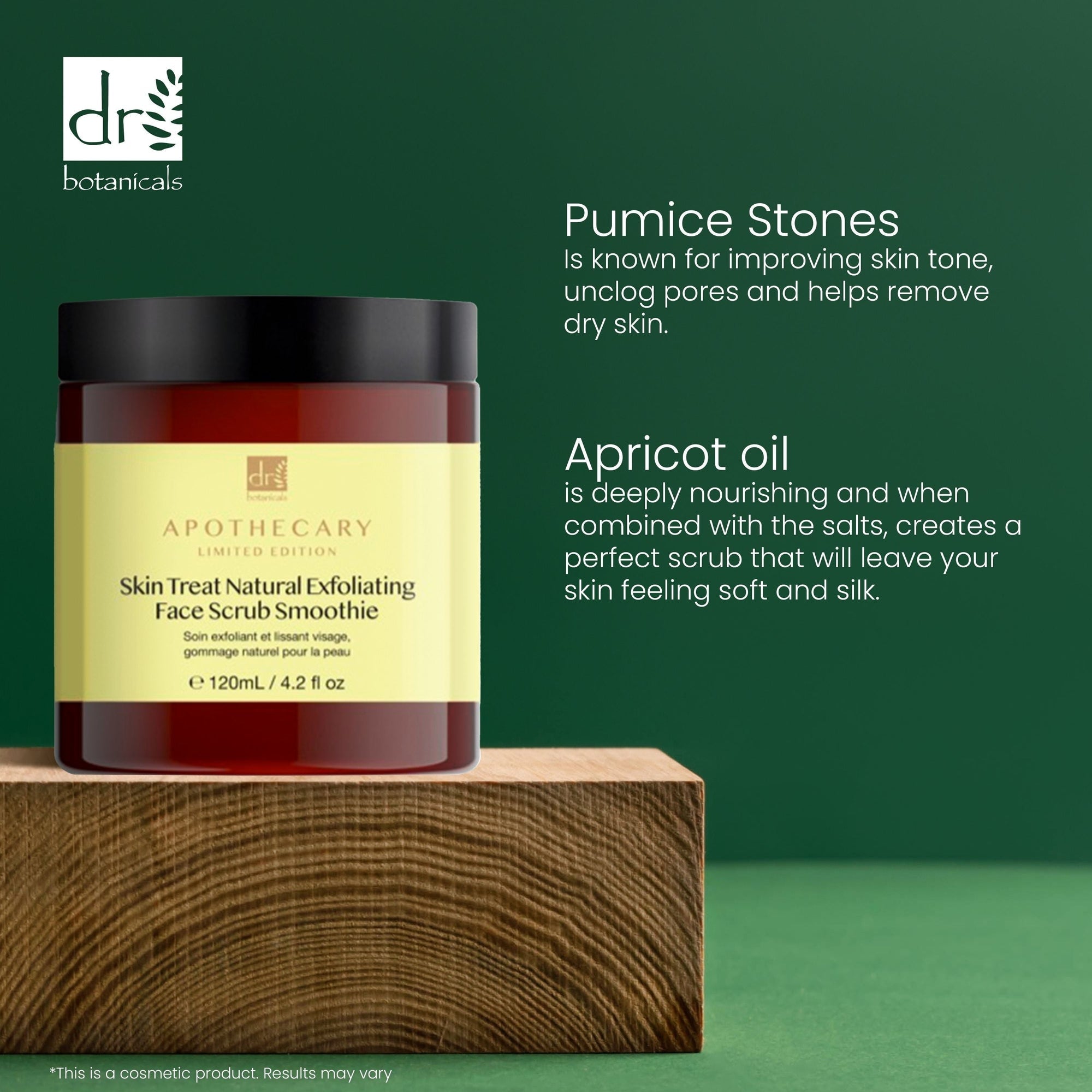 Skin Treat Natural Exfoliating Face Scrub Smoothie 120ml Twin Value Savings Pack