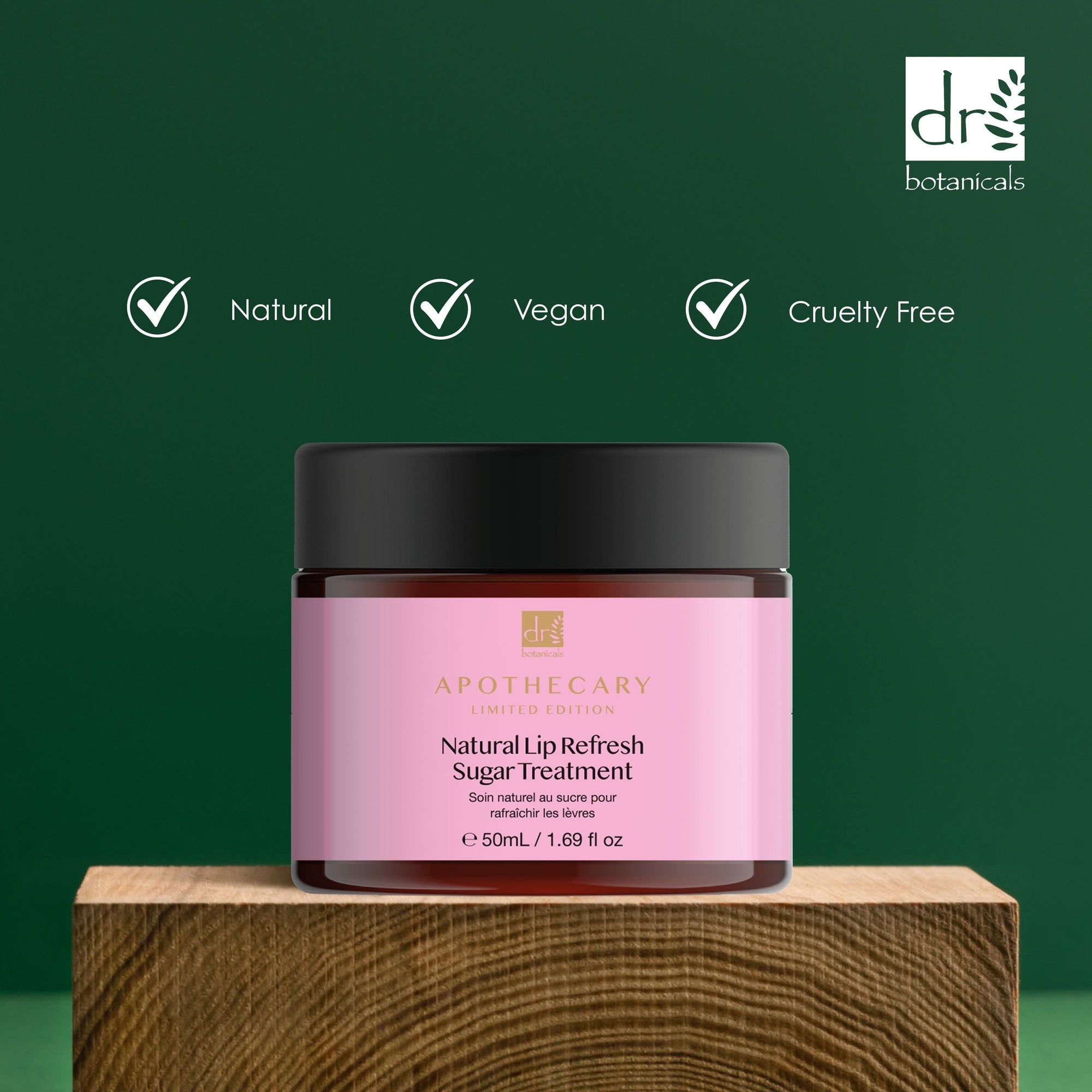 Natural Lip Refresh Sugar Treatment 50ml Twin Value Savings Pack