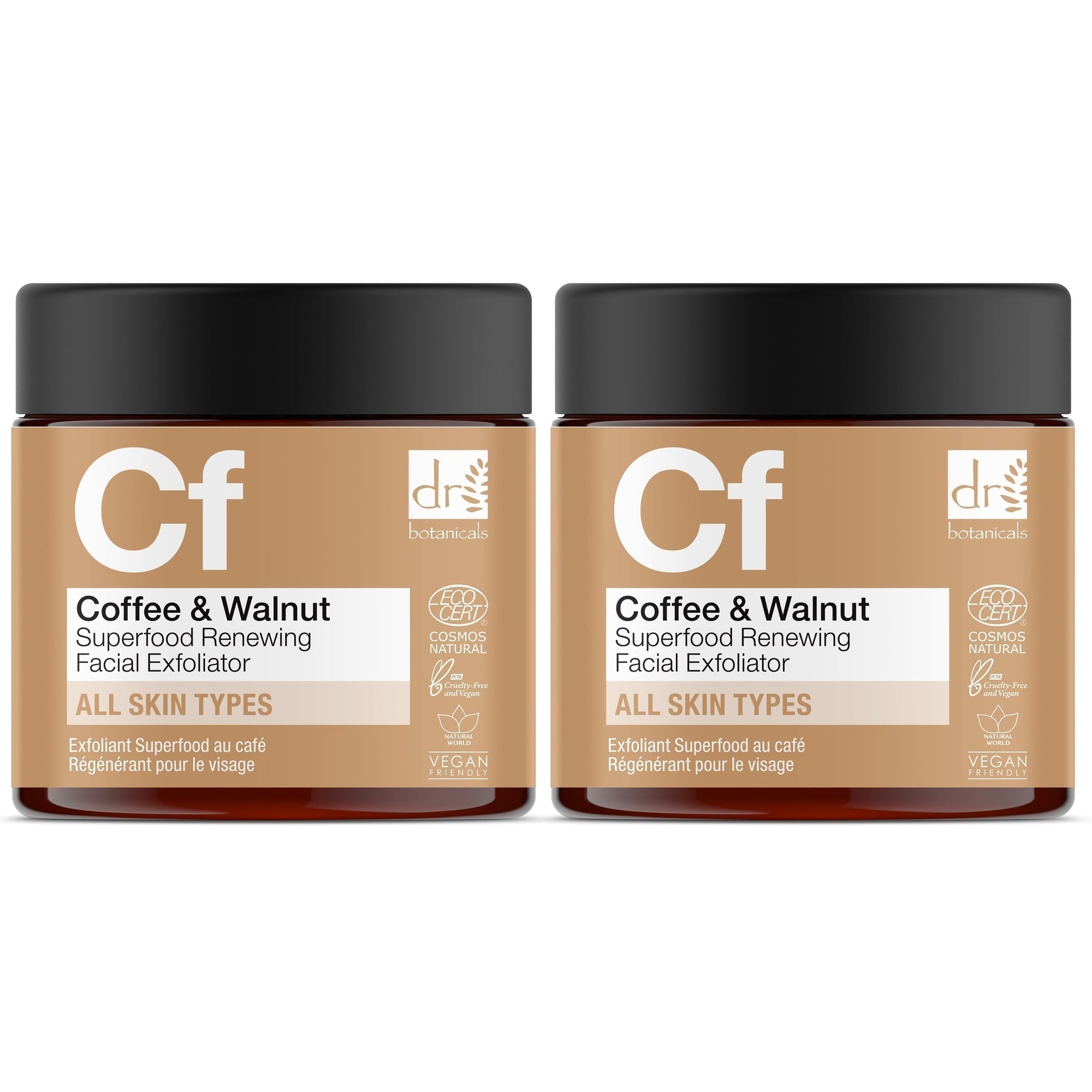 Coffee Superfood Renewing Facial Exfoliator 60ml x 2 Duo Pack
