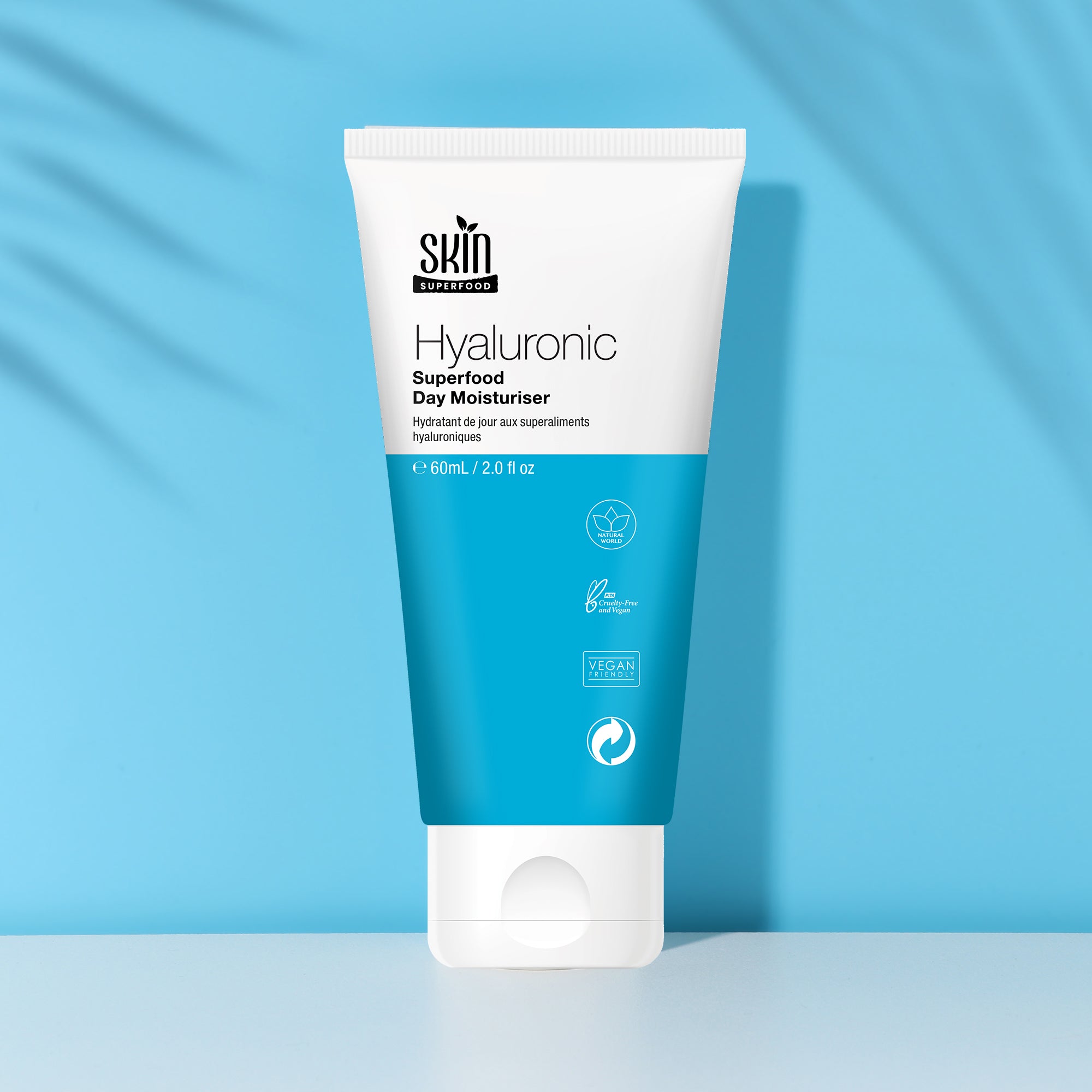 Crème de jour superaliment à l'acide hyaluronique 60 ml - Lot de 2 à prix avantageux