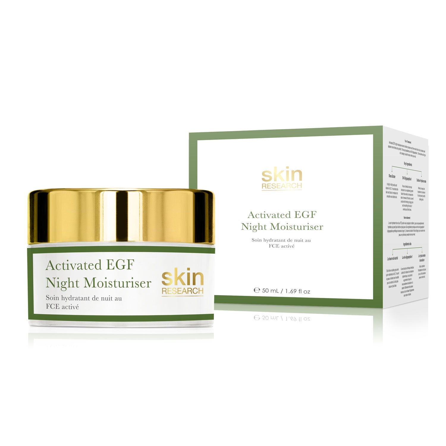Activated EGF Night Moisturiser 50ml Twin Value Savings Pack
