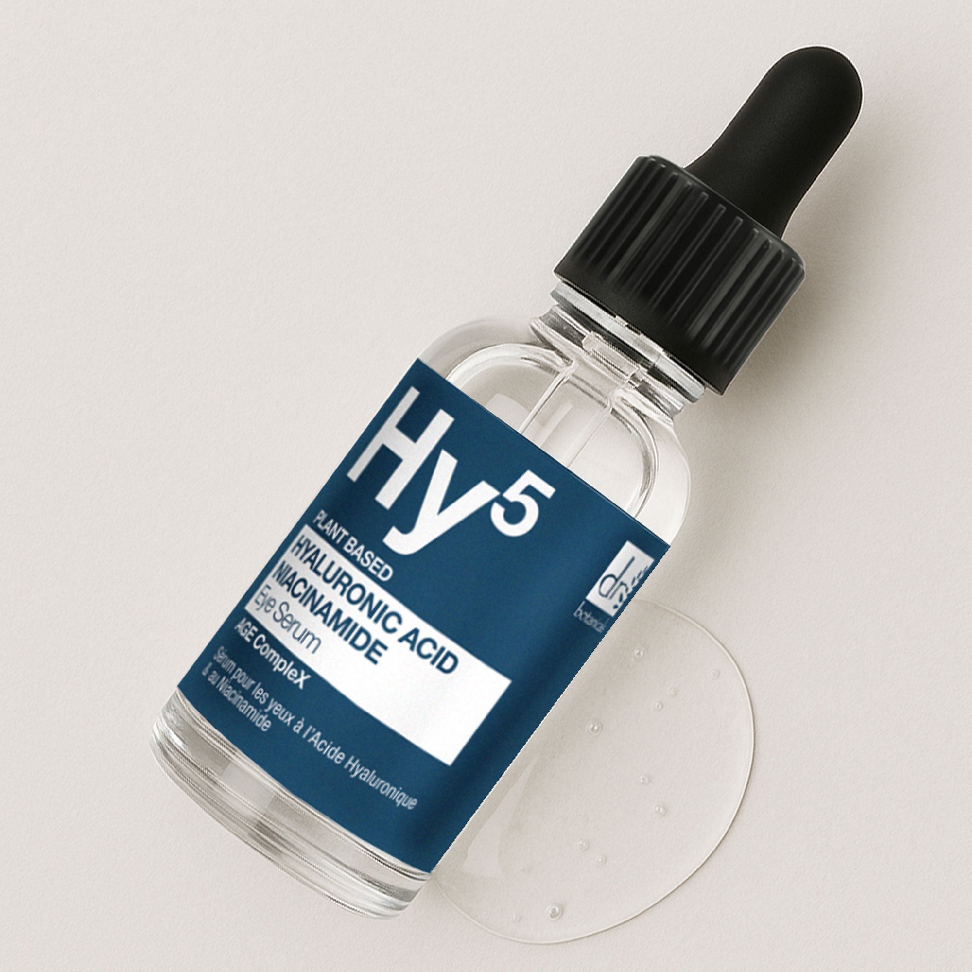 Sérum contour des yeux à l'acide hyaluronique 5 % et à la niacinamide 5 % 15 ml