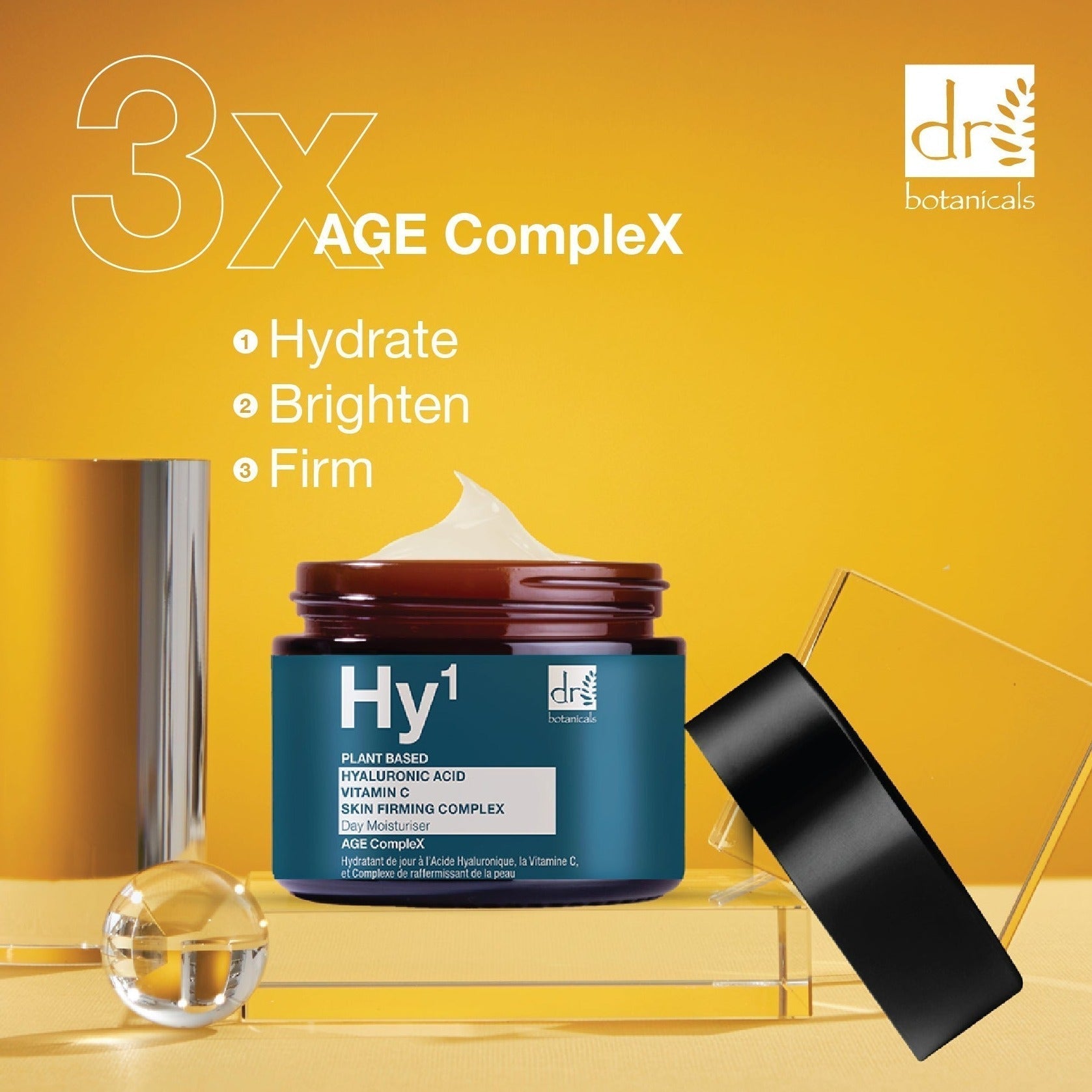 Advanced Hyaluronic Acid 1% & Vitamin C 1% & Skin Firming Complex 1% Day Moisturiser 60ml x 2 Duo Pack