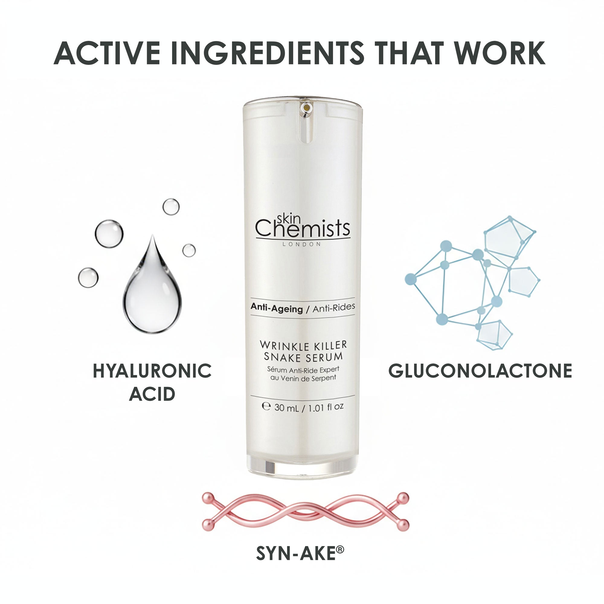 Wrinkle Killer Anti-Ageing Snake Serum 30ml