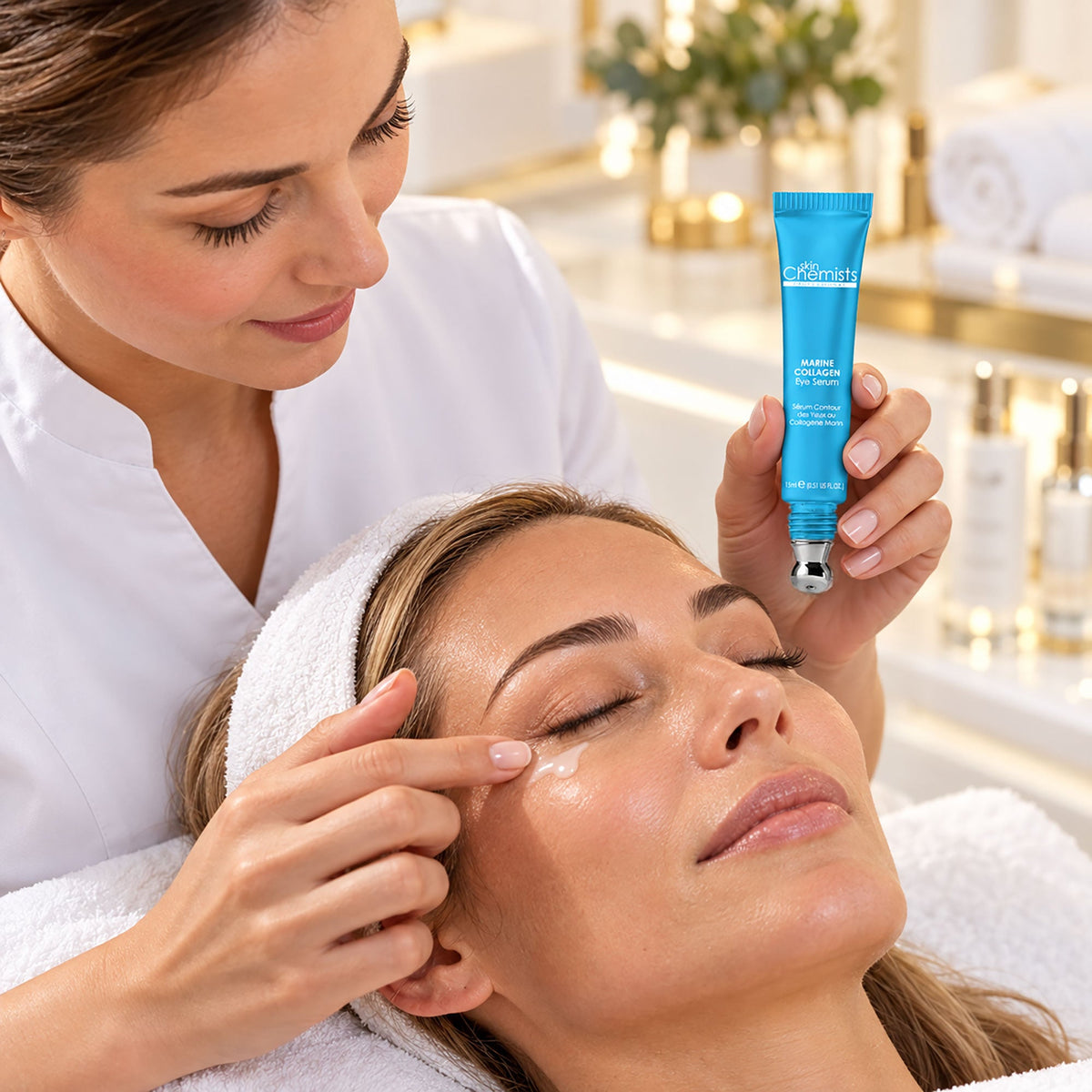 Sérum para el contorno de ojos de colágeno marino 15ml