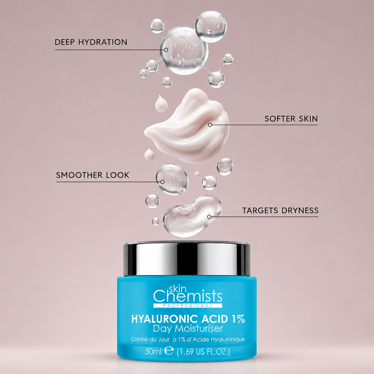 Crema hidratante de día de colágeno marino 50ml