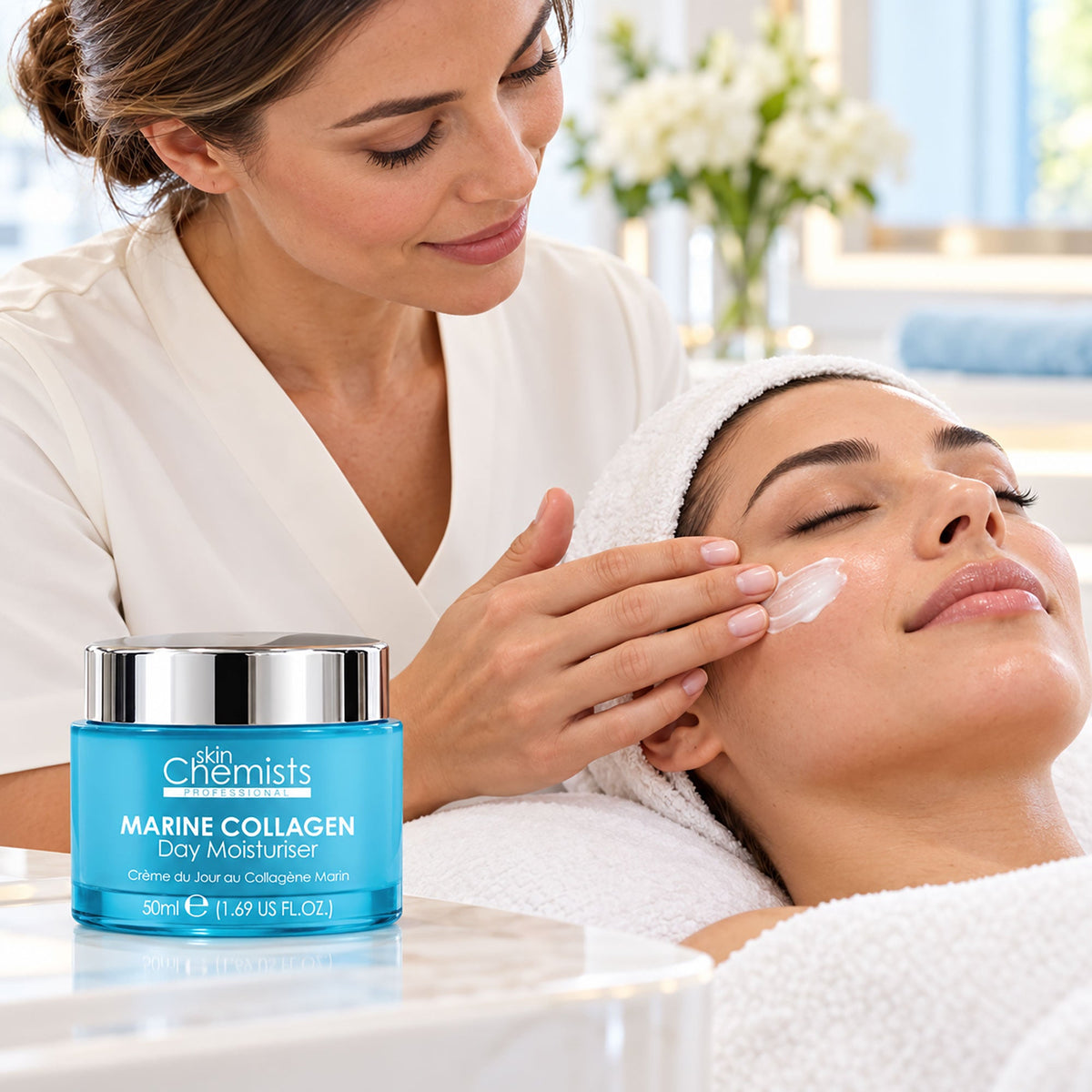 Crema hidratante de día de colágeno marino 50ml