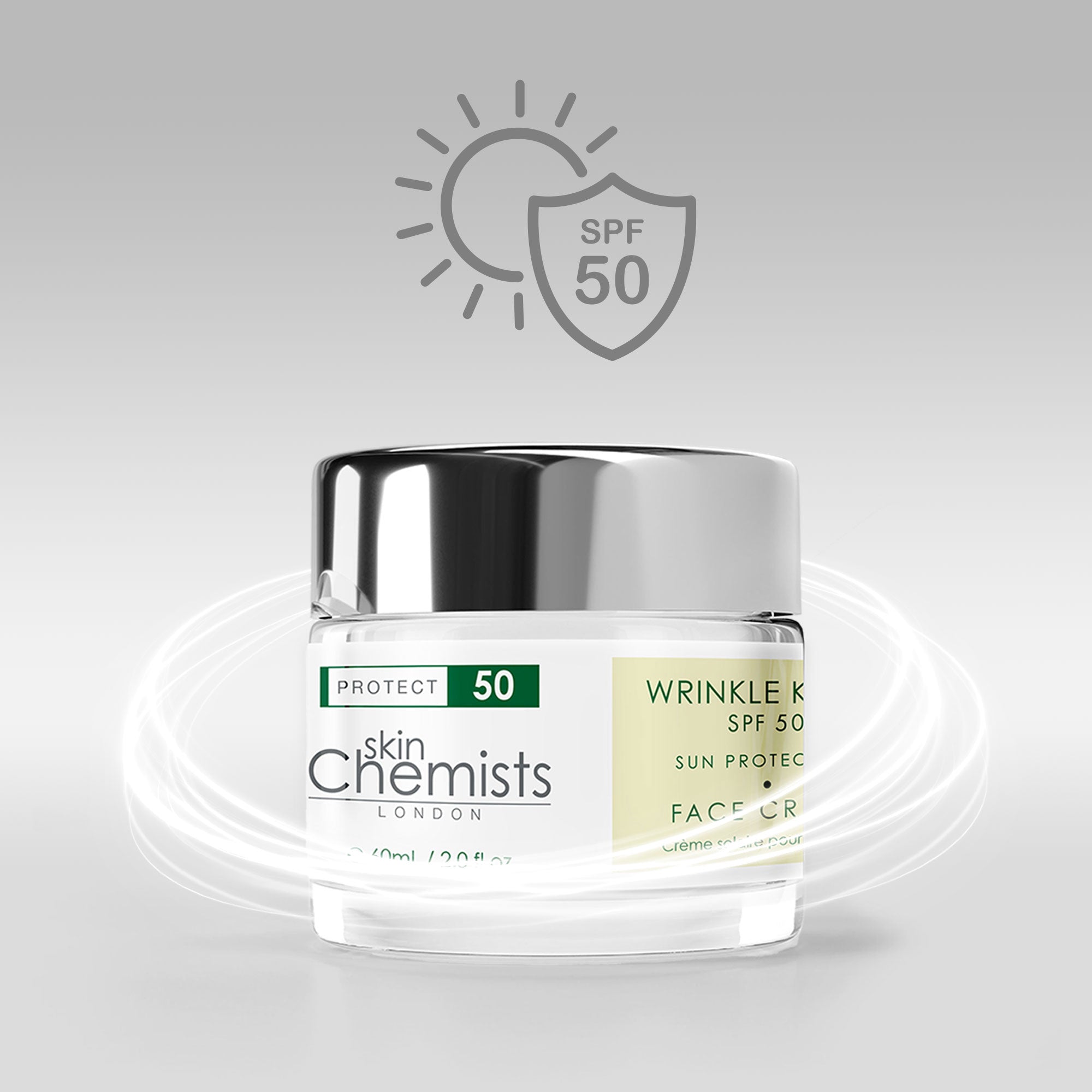 Wrinkle Killer Sun Protection Day Moisturiser SPF 50 60ml