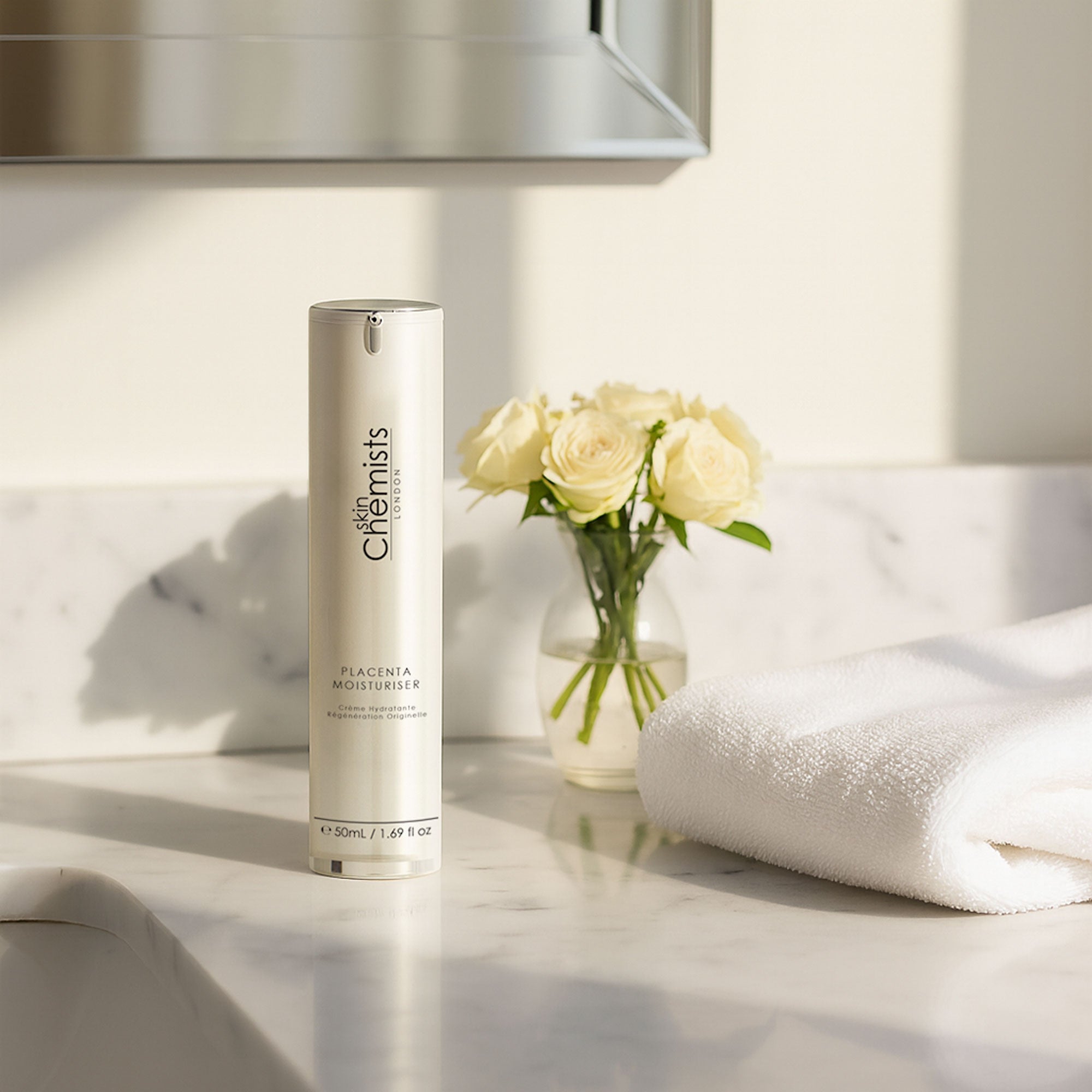 Crème hydratante anti-âge au placenta 50 ml